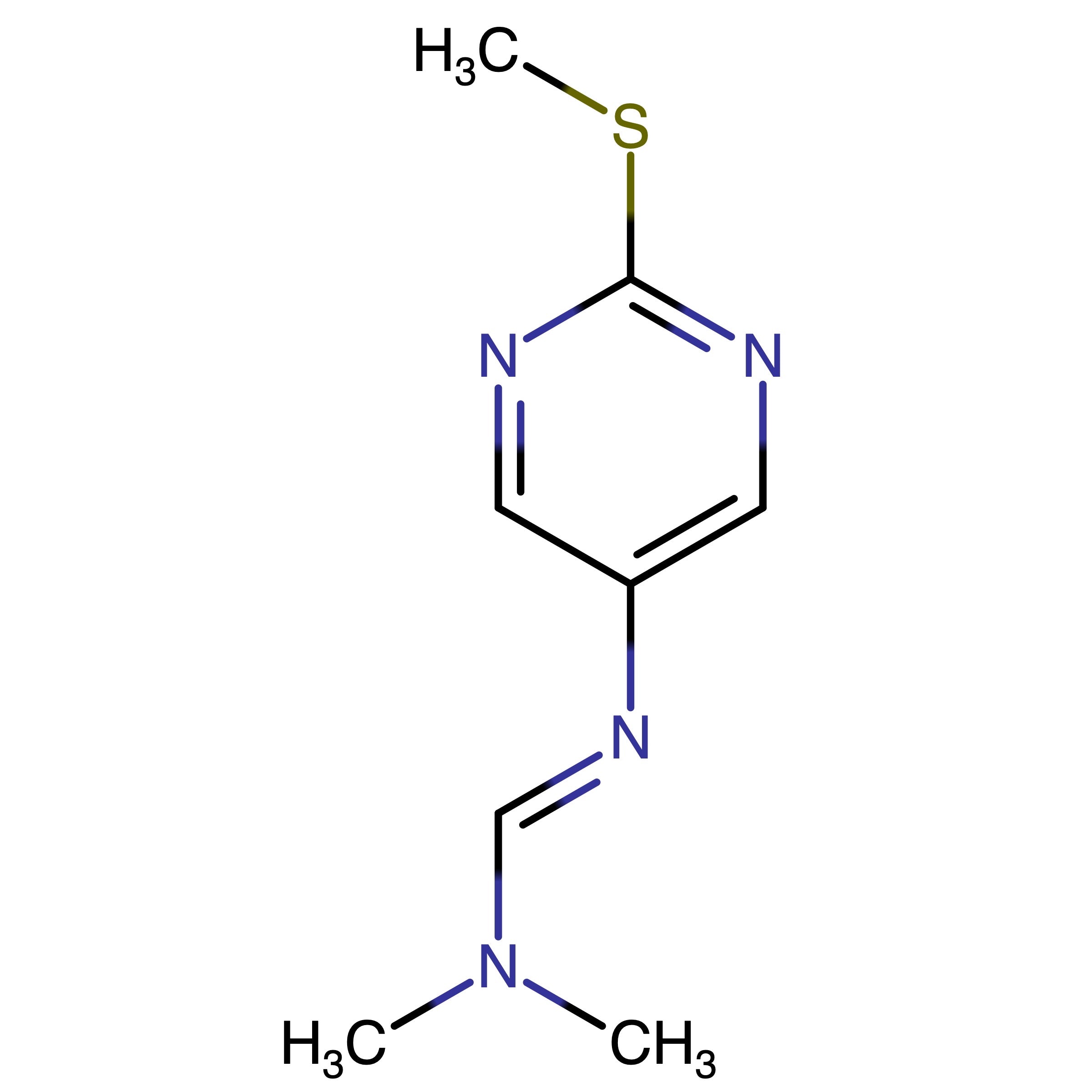 CAS RN 52767-93-8 | N,N-Dimethyl-N'-(2-(methylthio)pyrimidin-5-yl)formimidamide | MFCD11111480