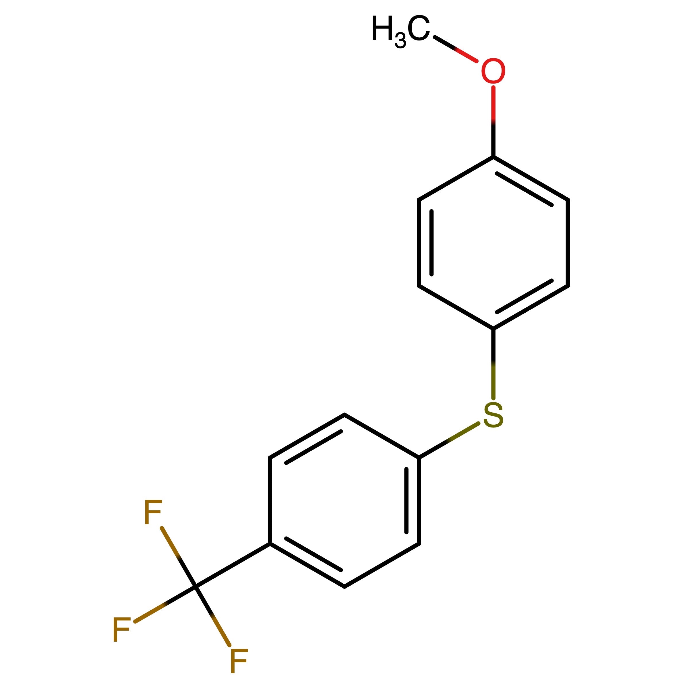 CAS RN 53451-91-5 | (4-Methoxyphenyl)(4-(trifluoromethyl)phenyl)sulfane