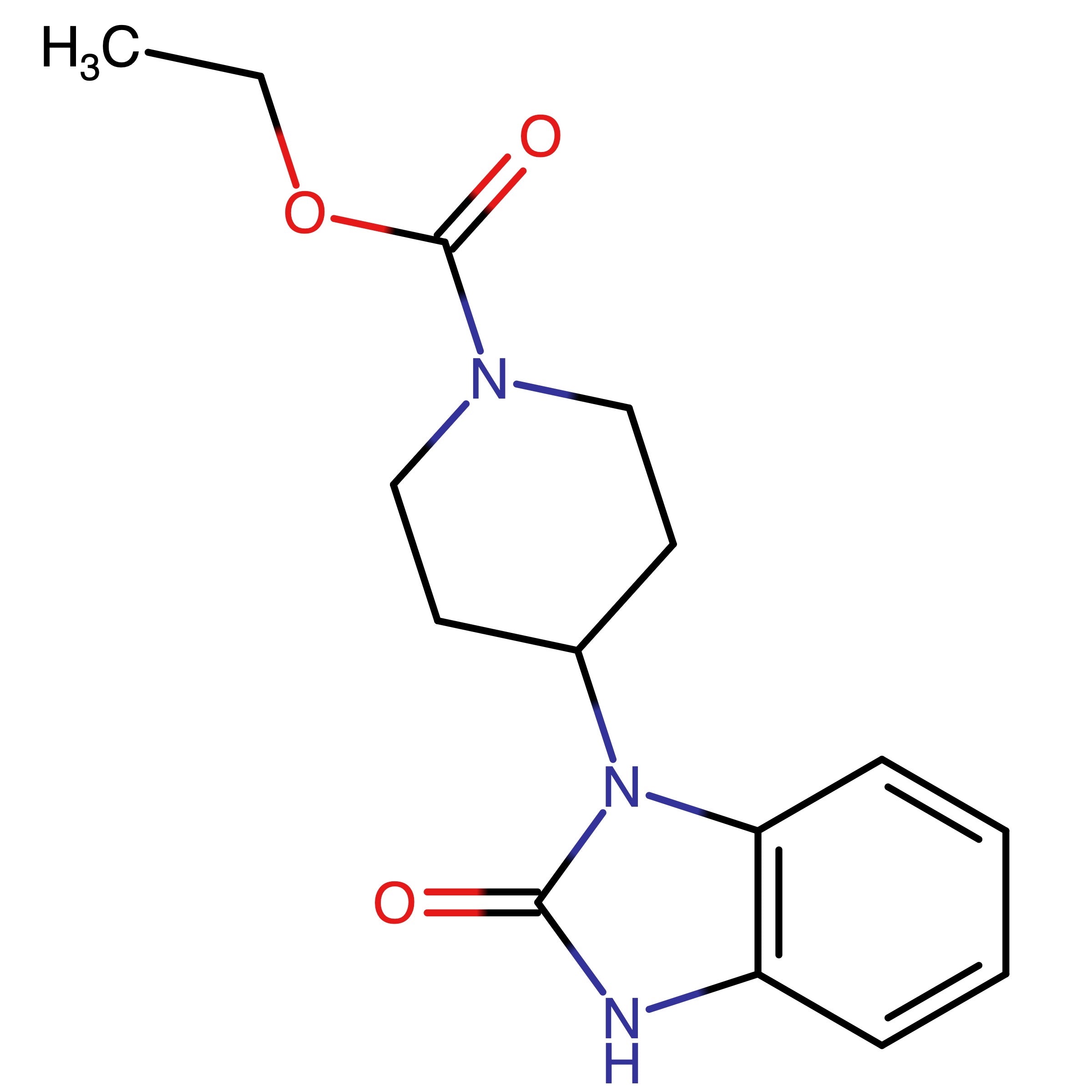 CAS RN 53786-47-3 | 4-(2-Oxo-2,3-dihydrobenzoimidazol-1-yl)piperidine-1-carboxylic acid ethyl ester