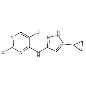 CAS 543713-00-4 | 2,5-Dichloro-N-(5-cyclopropyl-1H-pyrazol-3-yl)pyrimidin-4-amine