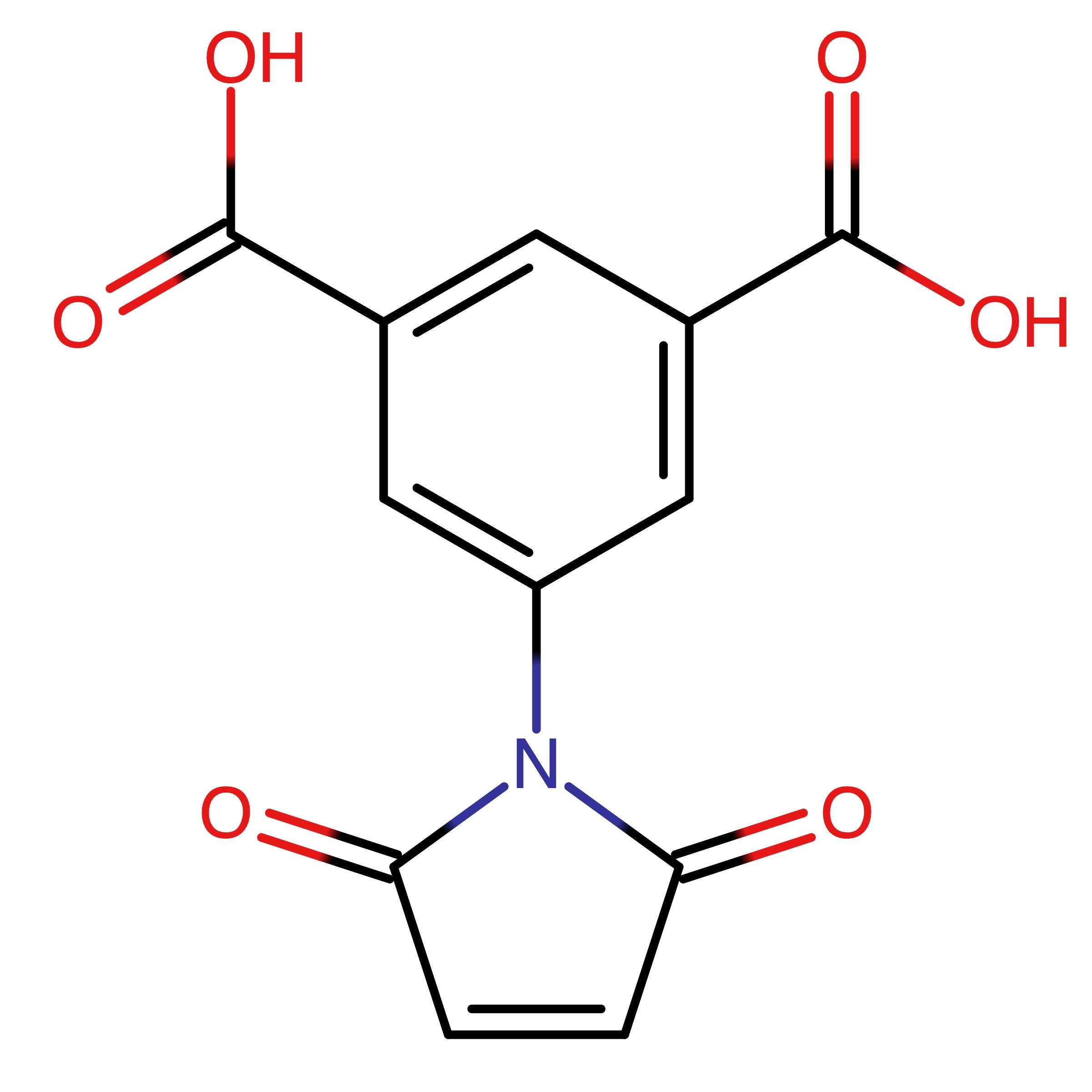 CAS RN 55738-70-0 | 5-(2,5-Dioxo-2,5-dihydro-1H-pyrrol-1-yl)benzene-1,3-dicarboxylic acid | MFCD00431075