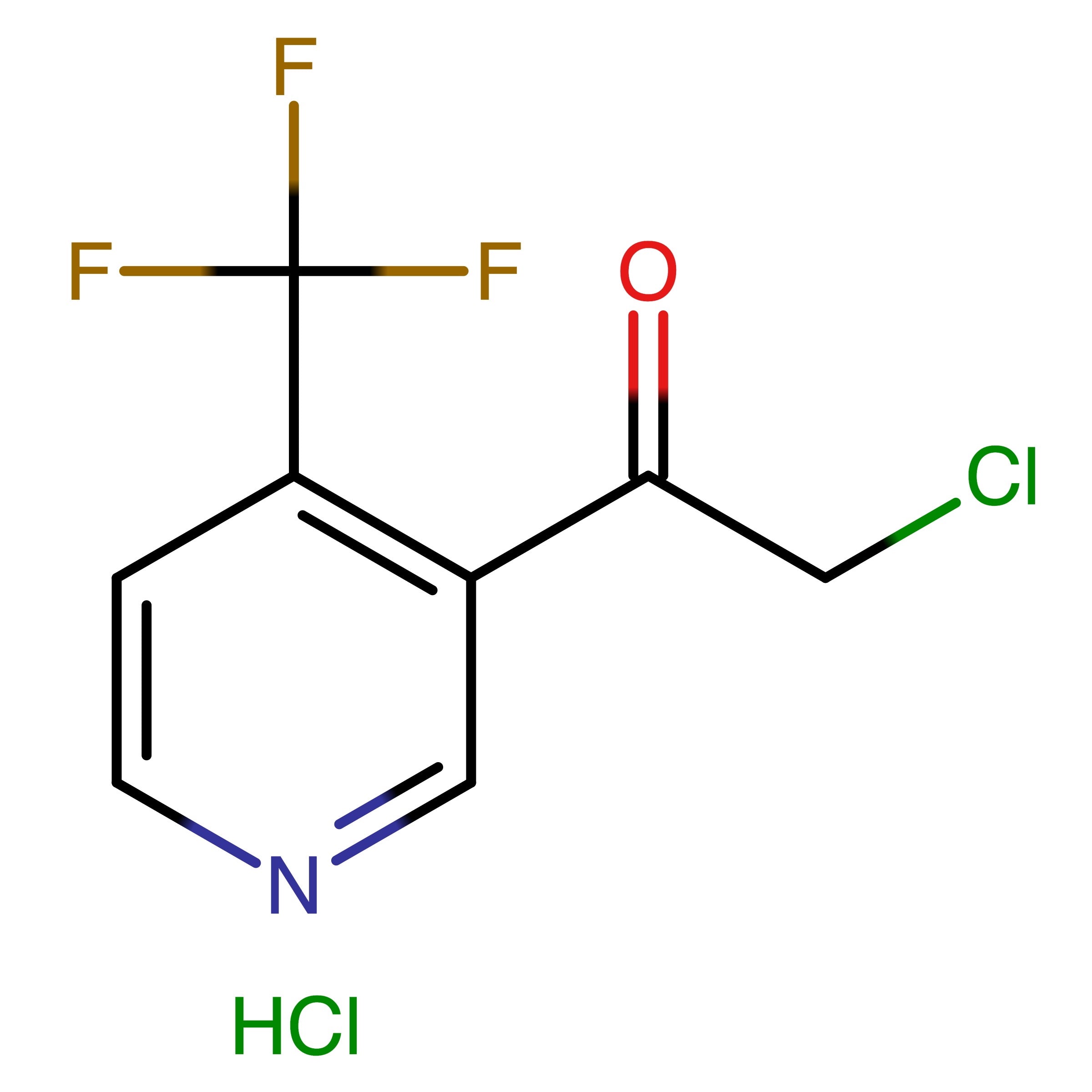 CAS RN 594810-91-0 | 2-Chloro-1-(4-trifluoromethyl-3-pyridinyl)ethanone hydrochloride