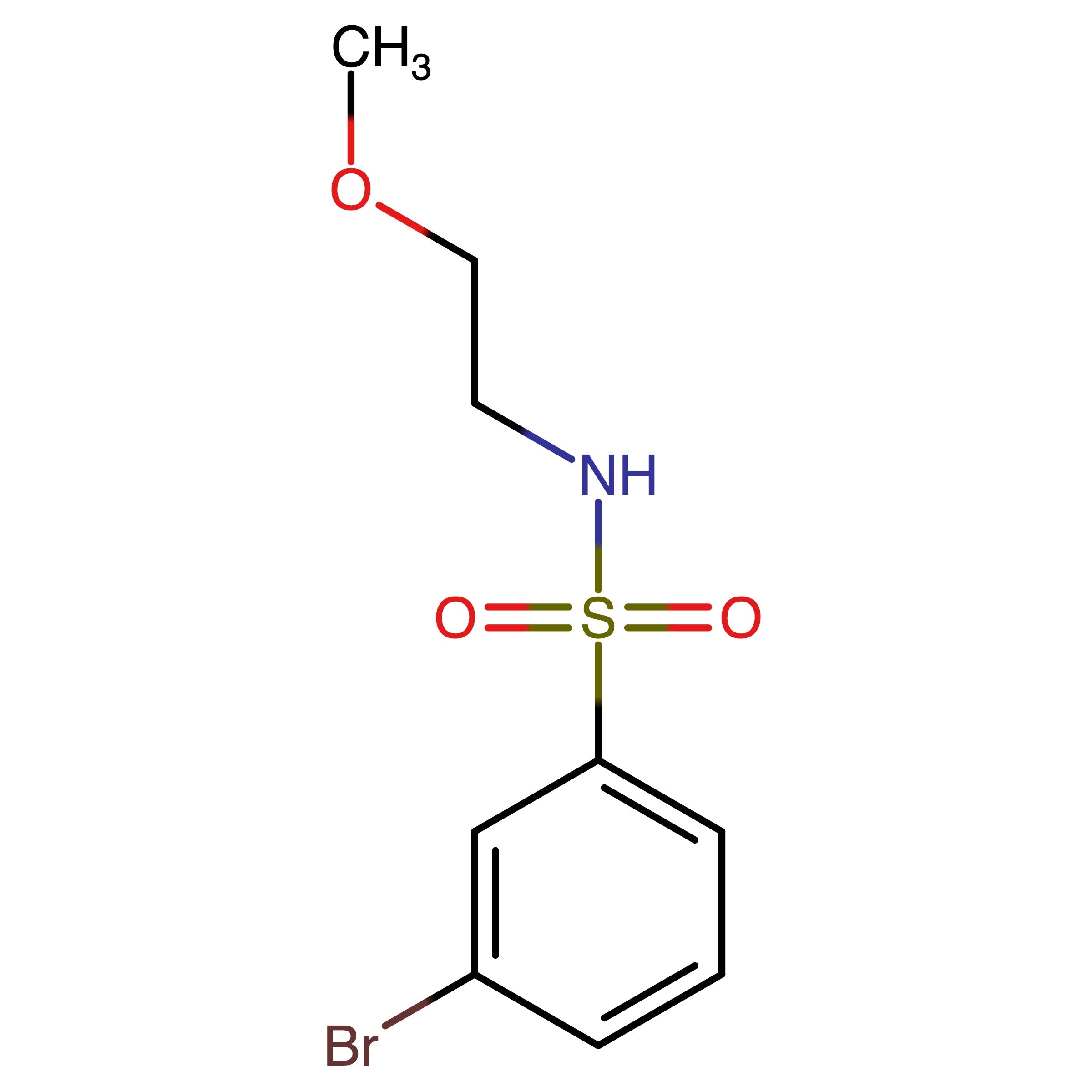 CAS RN 594810-96-5 | 3-Bromo-N-(2-methoxyethyl)benzene sulfonamide