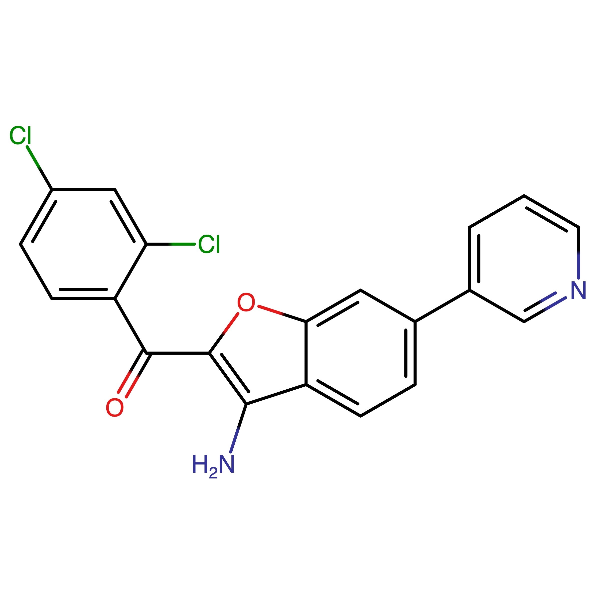 CAS RN 594811-18-4 | [3-Amino-6-(3-pyridinyl)-1-benzofuran-2-yl](2,4-dichloro-phenyl)methanone