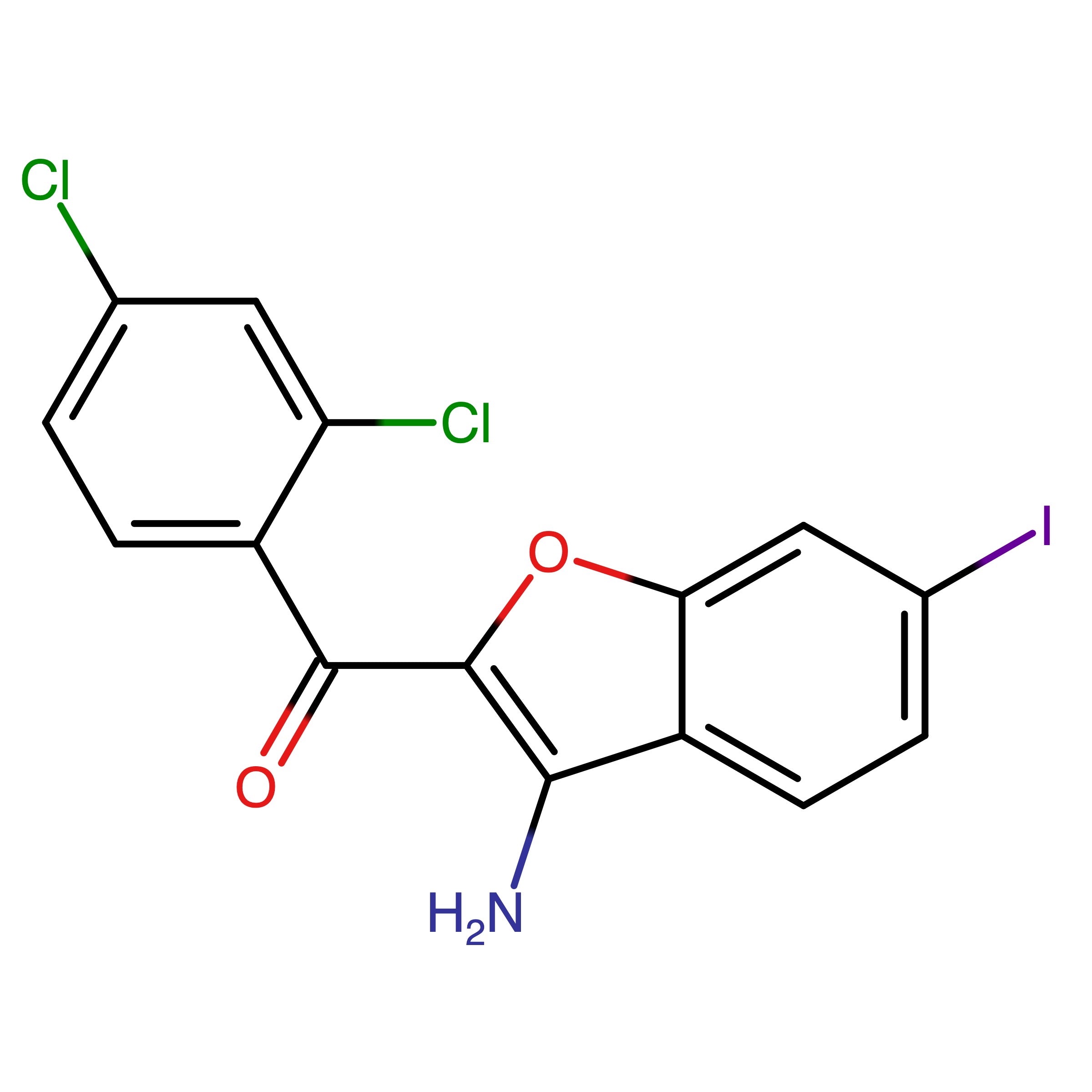 CAS RN 594813-23-7 | (3-Amino-6-iodo-1-benzofuran-2-yl)(2,4-dichlorophenyl)methanone