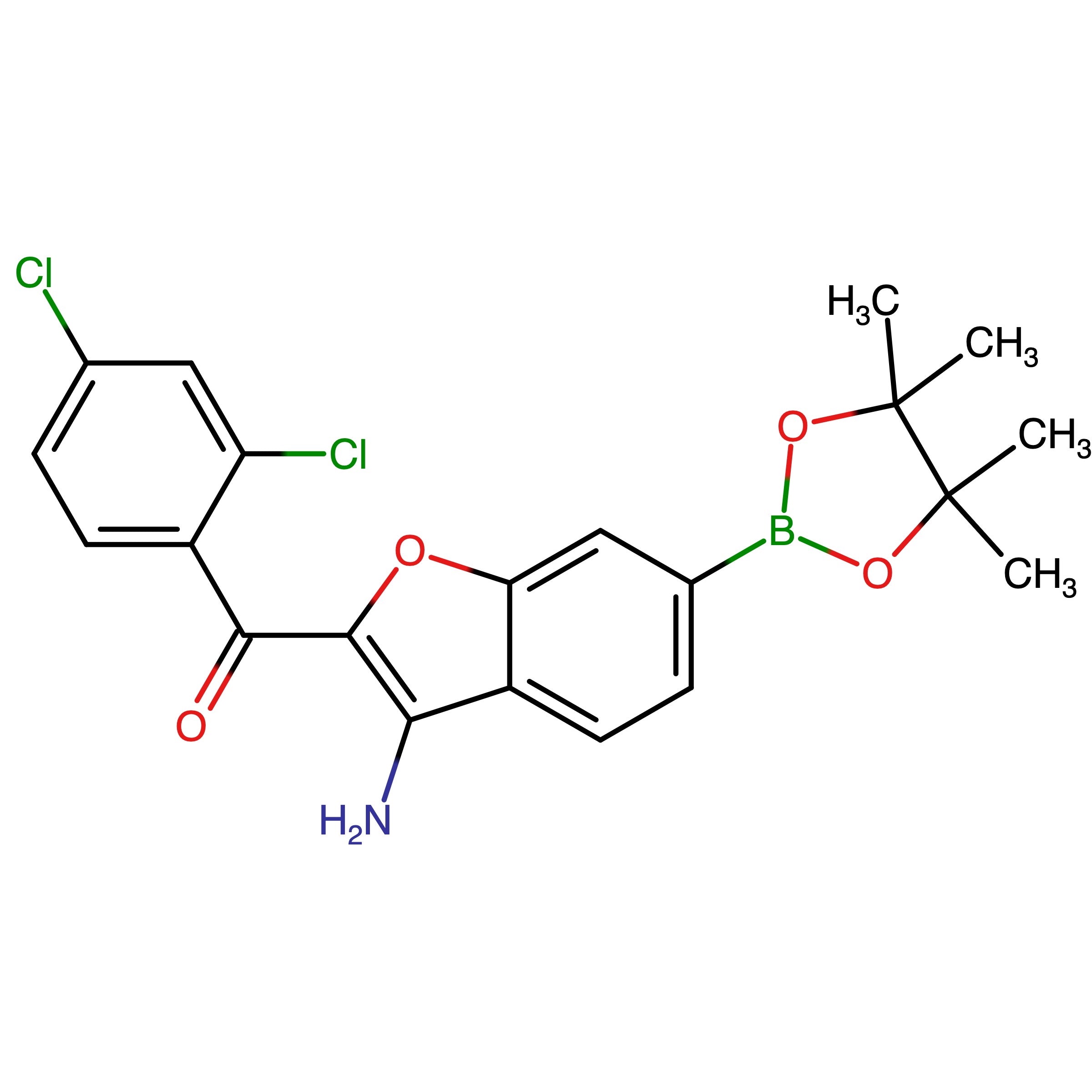 CAS RN 594813-26-0 | [3-Amino-6-(4,4,5,5-tetramethyl-1,3,2-dioxaborolan-2-yl)-1-benzofuran-2-yl](2,4-dichlorophenyl)methanone