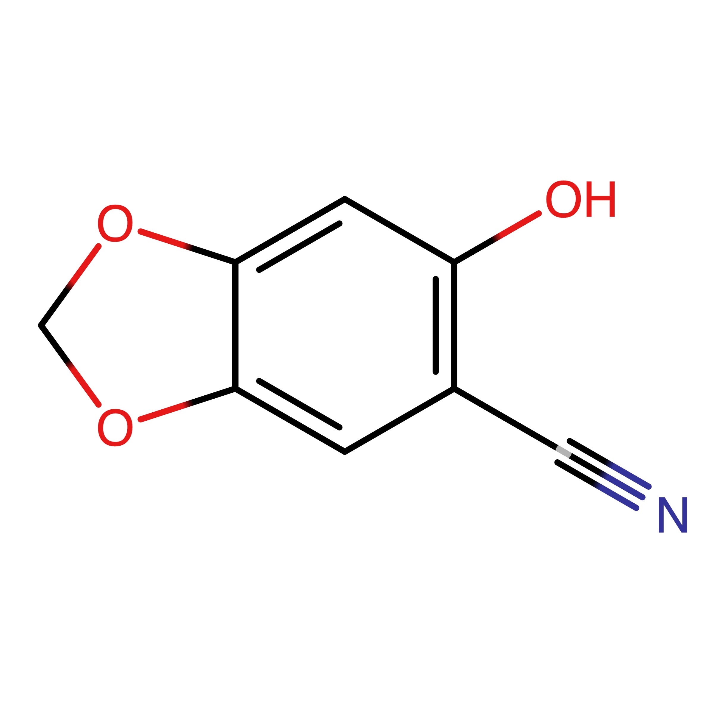 CAS RN 594813-53-3 | 6-Hydroxy benzo[1,3]dioxole-5-carbonitrile