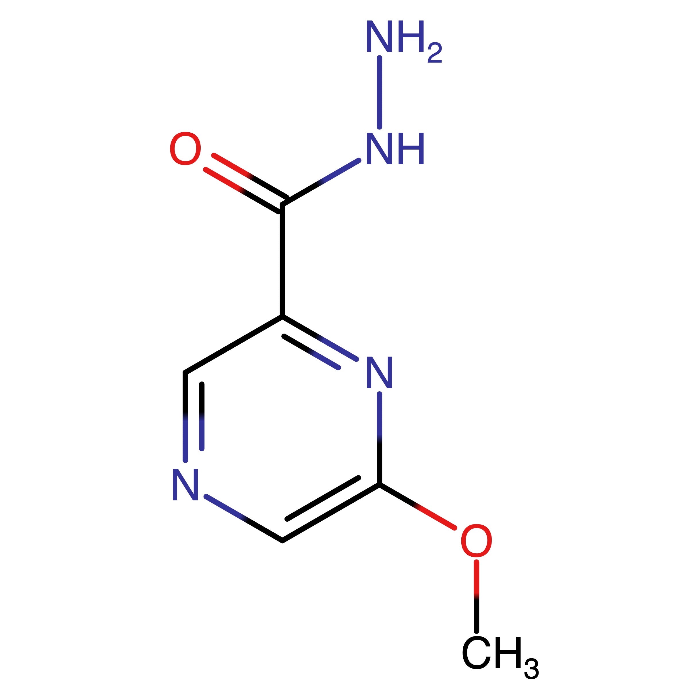 CAS RN 59484-61-6 | 6-Methoxypyrazine-2-carbohydrazide | MFCD02258381