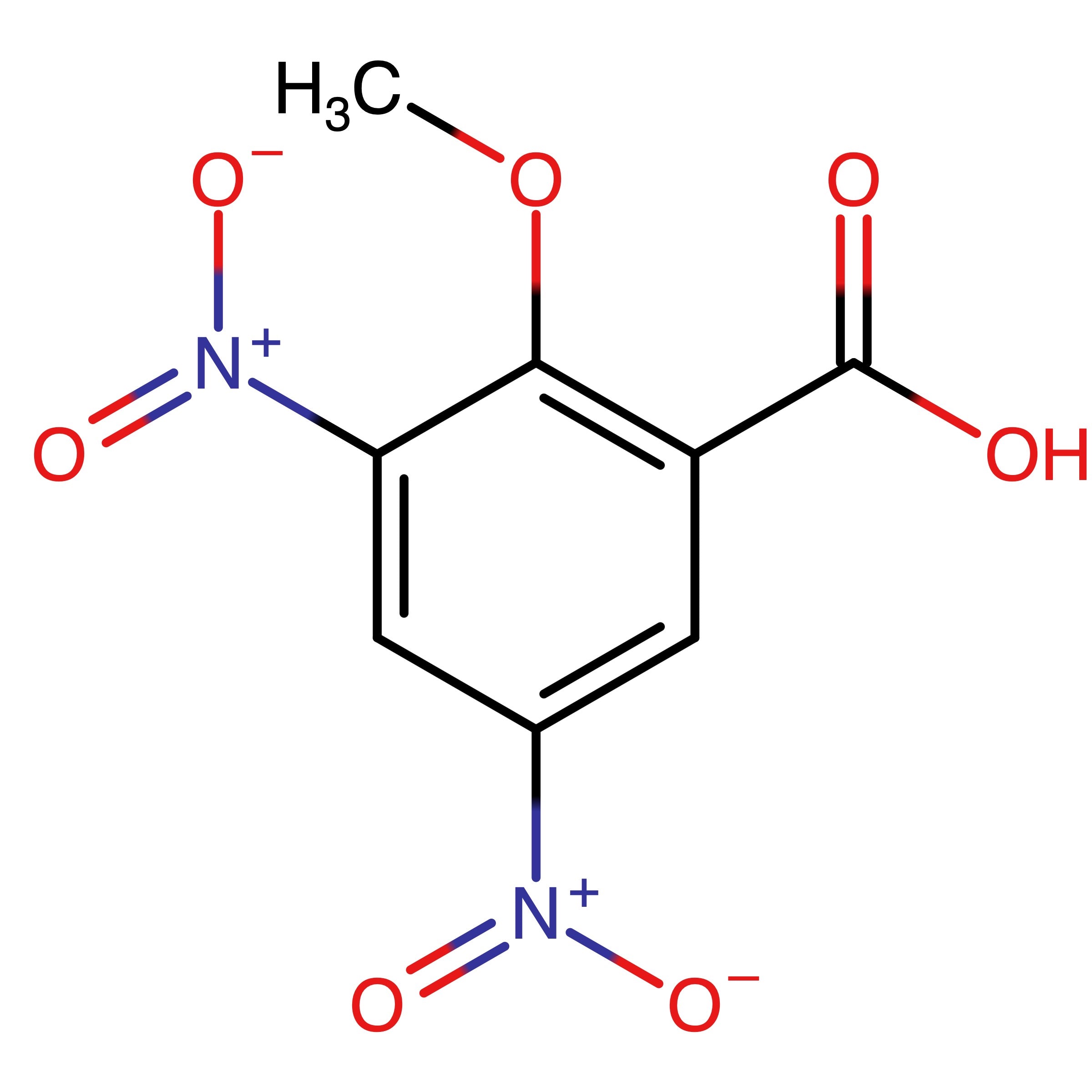 CAS RN 6083-67-6 | Name: 2-Methoxy-3,5-dinitrobenzoic acid