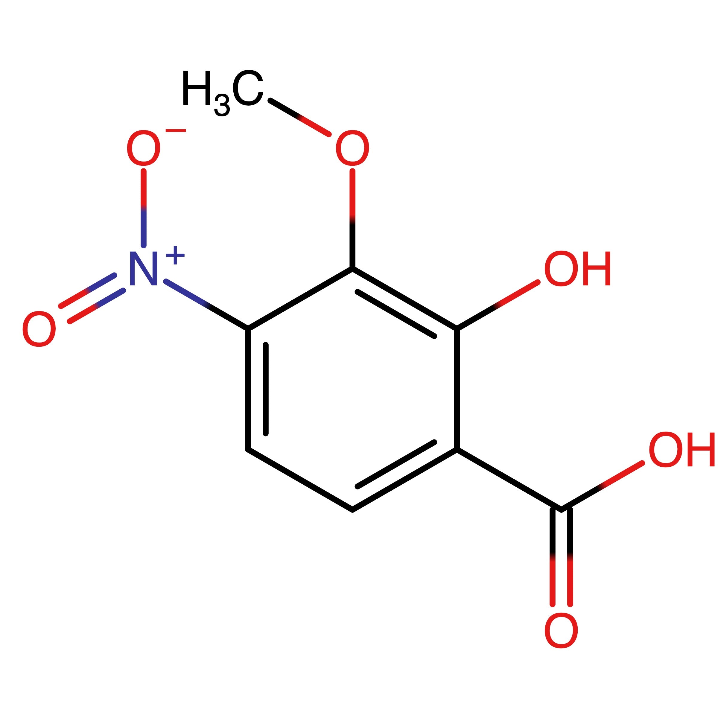 CAS RN 61203-50-7 | 2-Hydroxy-3-methoxy-4-nitrobenzoic acid