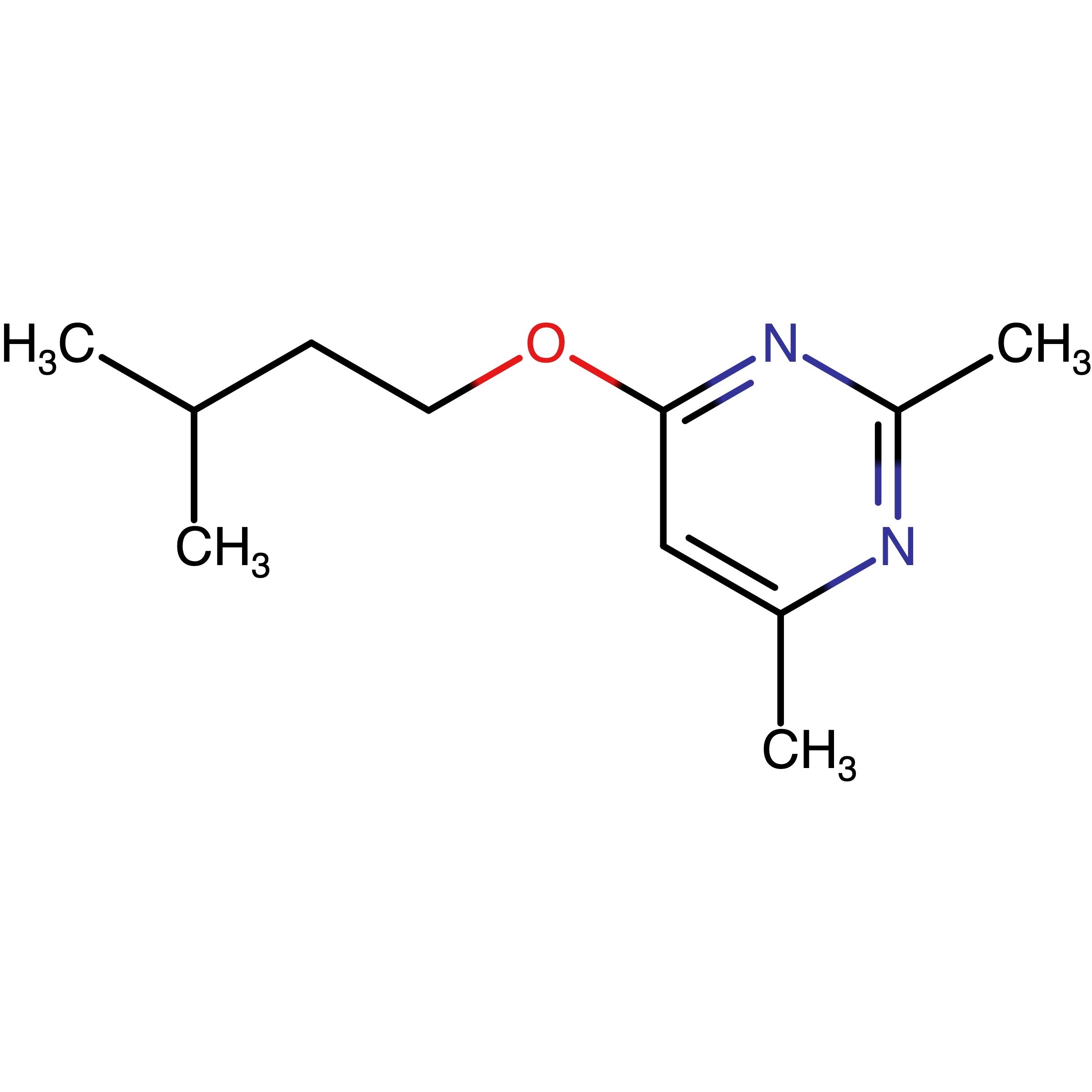 CAS RN 66742-97-0 | 2,4-Dimethyl-6-(3-methylbutoxy)pyrimidine