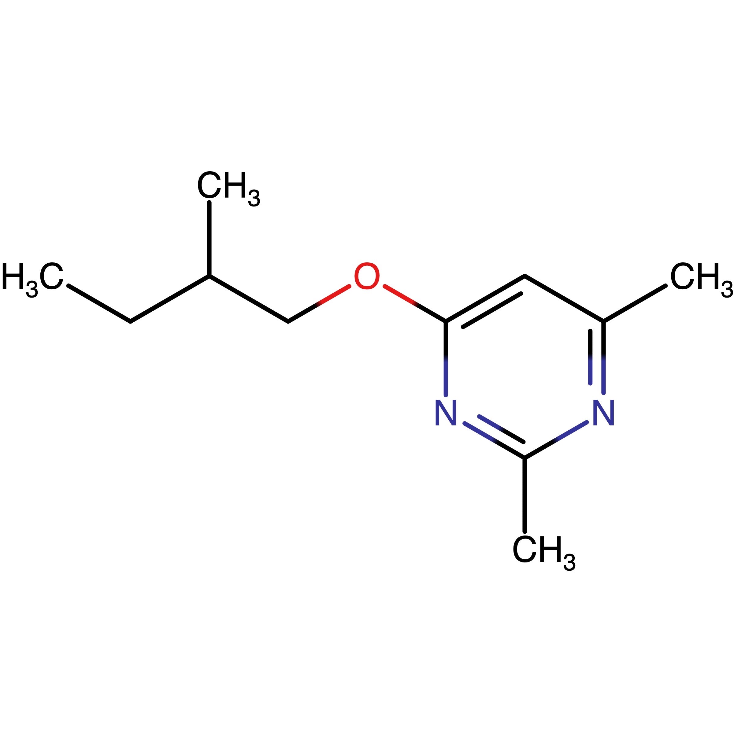 CAS RN 66742-98-1 | 2,4-Dimethyl-6-(2-methyl-butoxy)-pyrimidine