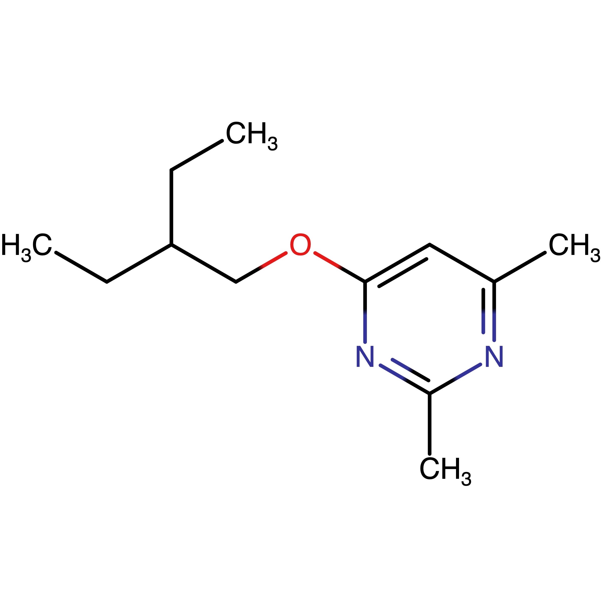 CAS RN 66742-99-2 | 4-(2-Ethyl-butoxy)-2,6-dimethyl-pyrimidine