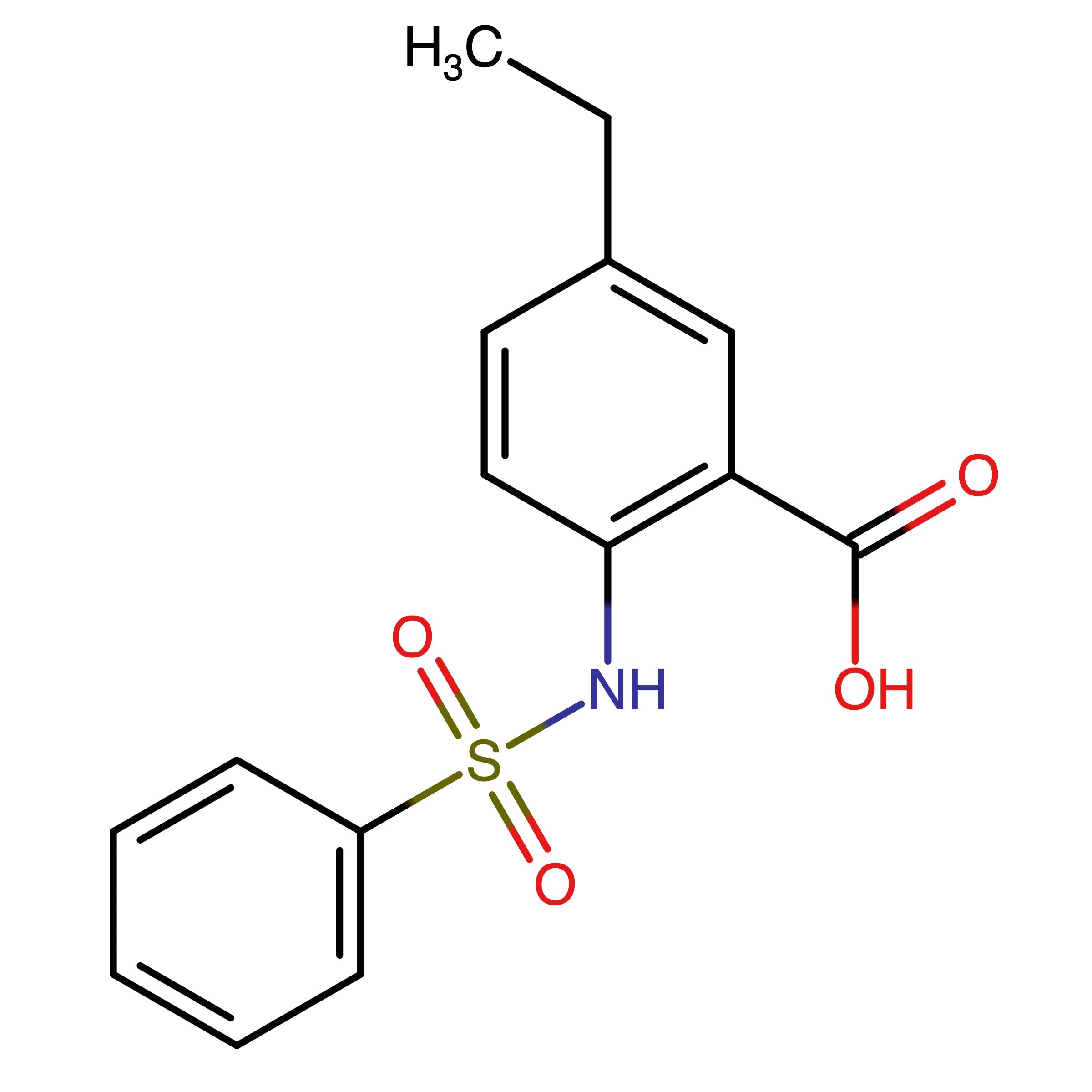CAS RN 677290-35-6 | 5-Ethyl-2-[(phenylsulfonyl)amino]benzoic acid