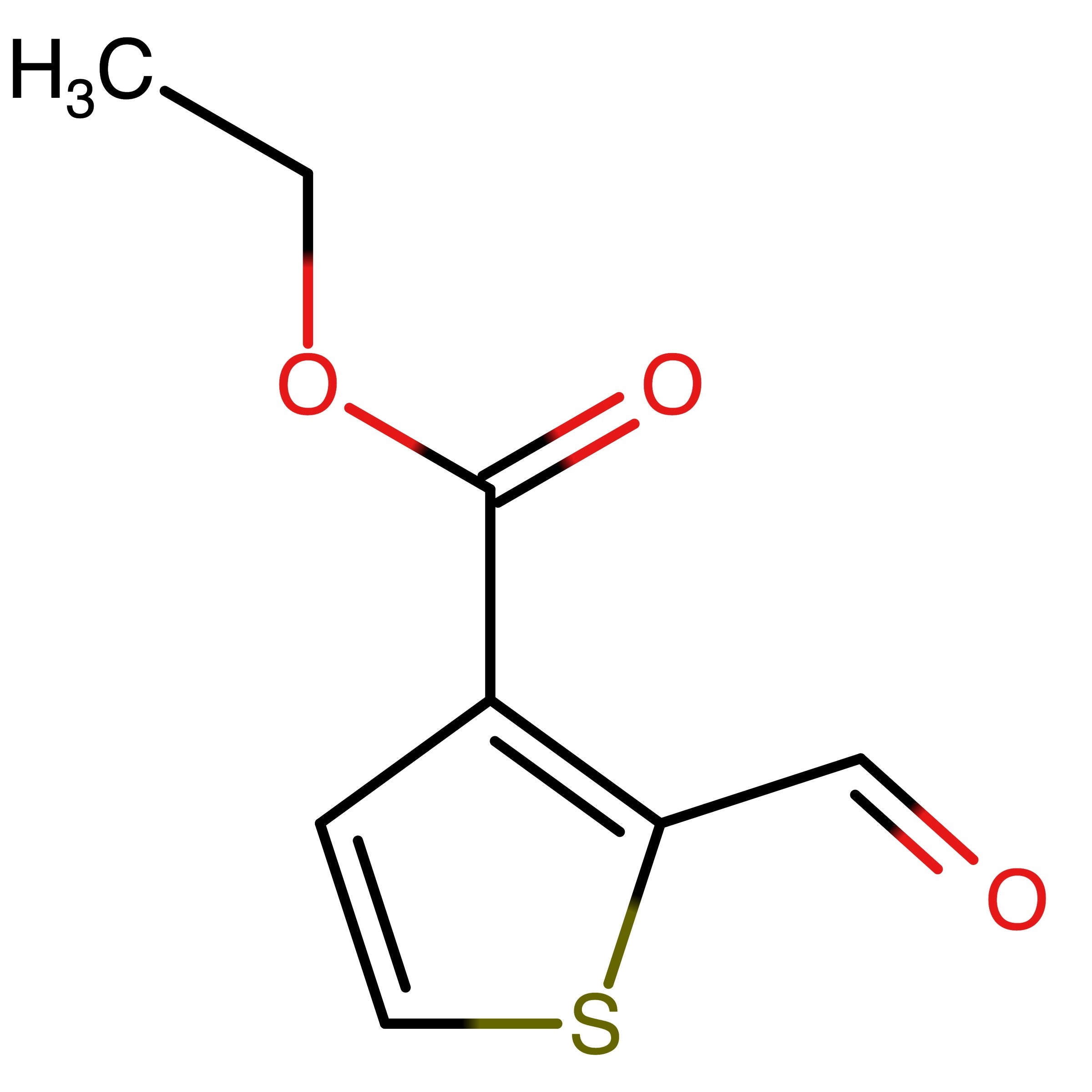 CAS RN 67808-70-2 | Ethyl 2-formylthiophene-3-carboxylate | MFCD24368273