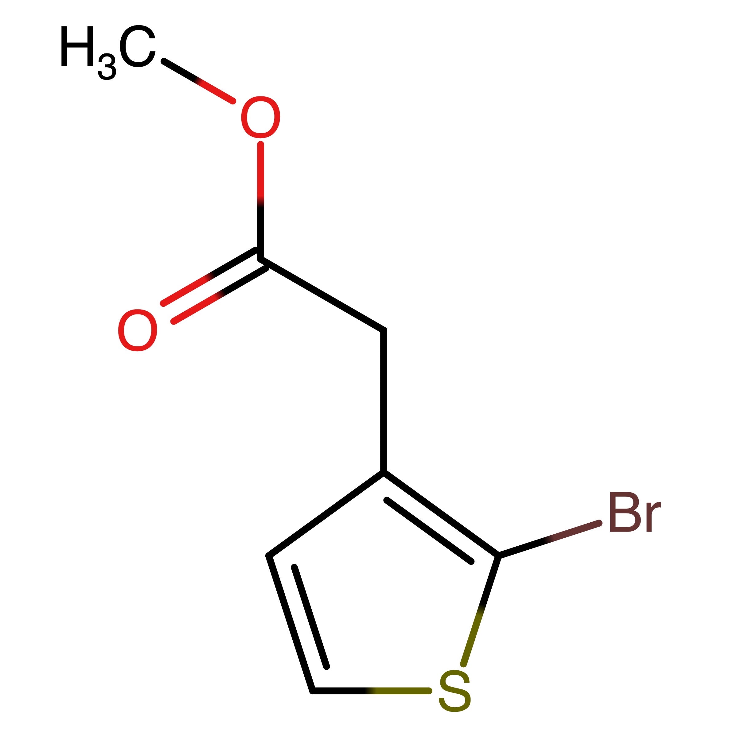 CAS RN 683251-61-8 | Methyl 2-(2-bromothiophen-3-yl)acetate | MFCD27927327