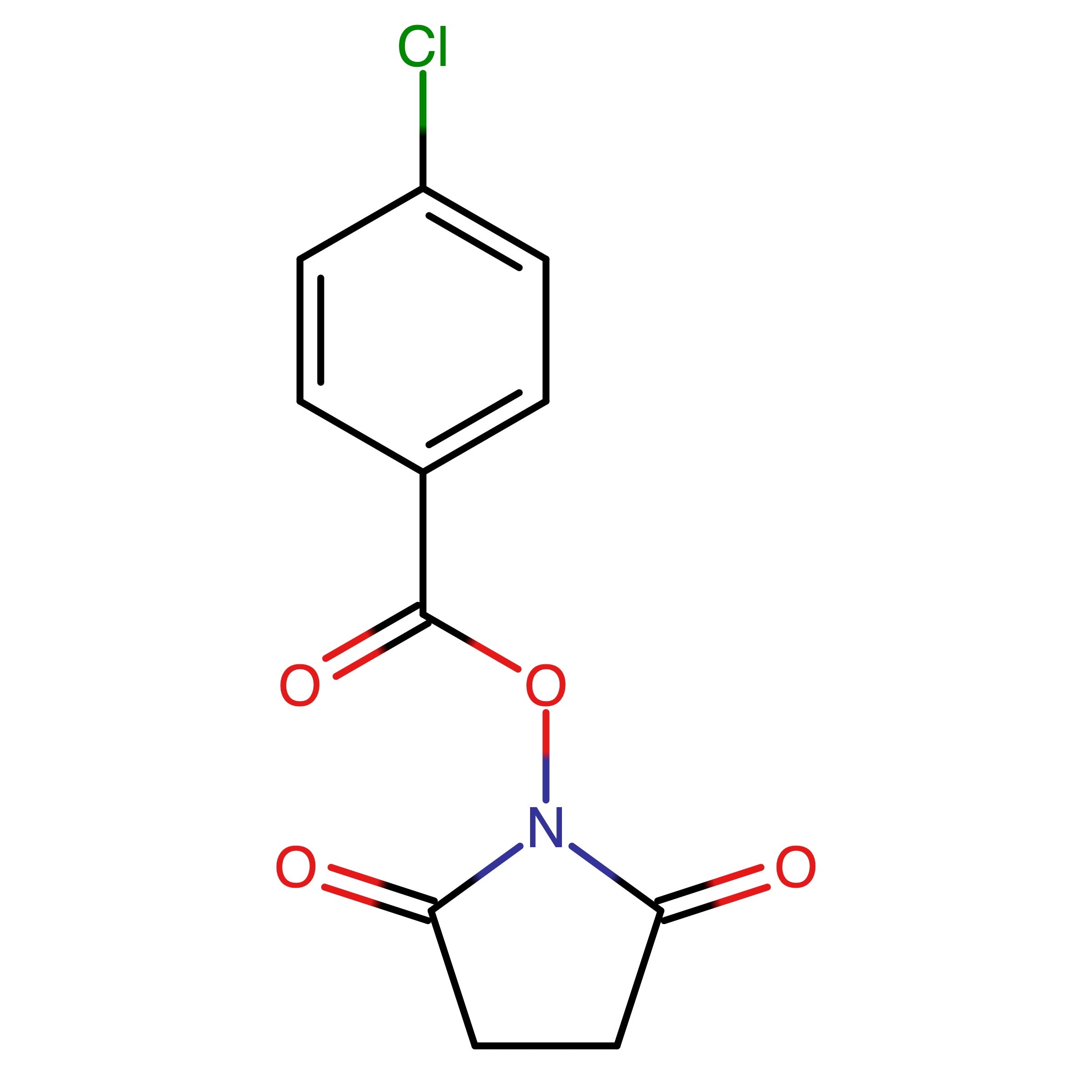 CAS RN 68388-09-0 | 2,5-Dioxopyrrolidin-1-yl 4-chlorobenzoate | MFCD00435752
