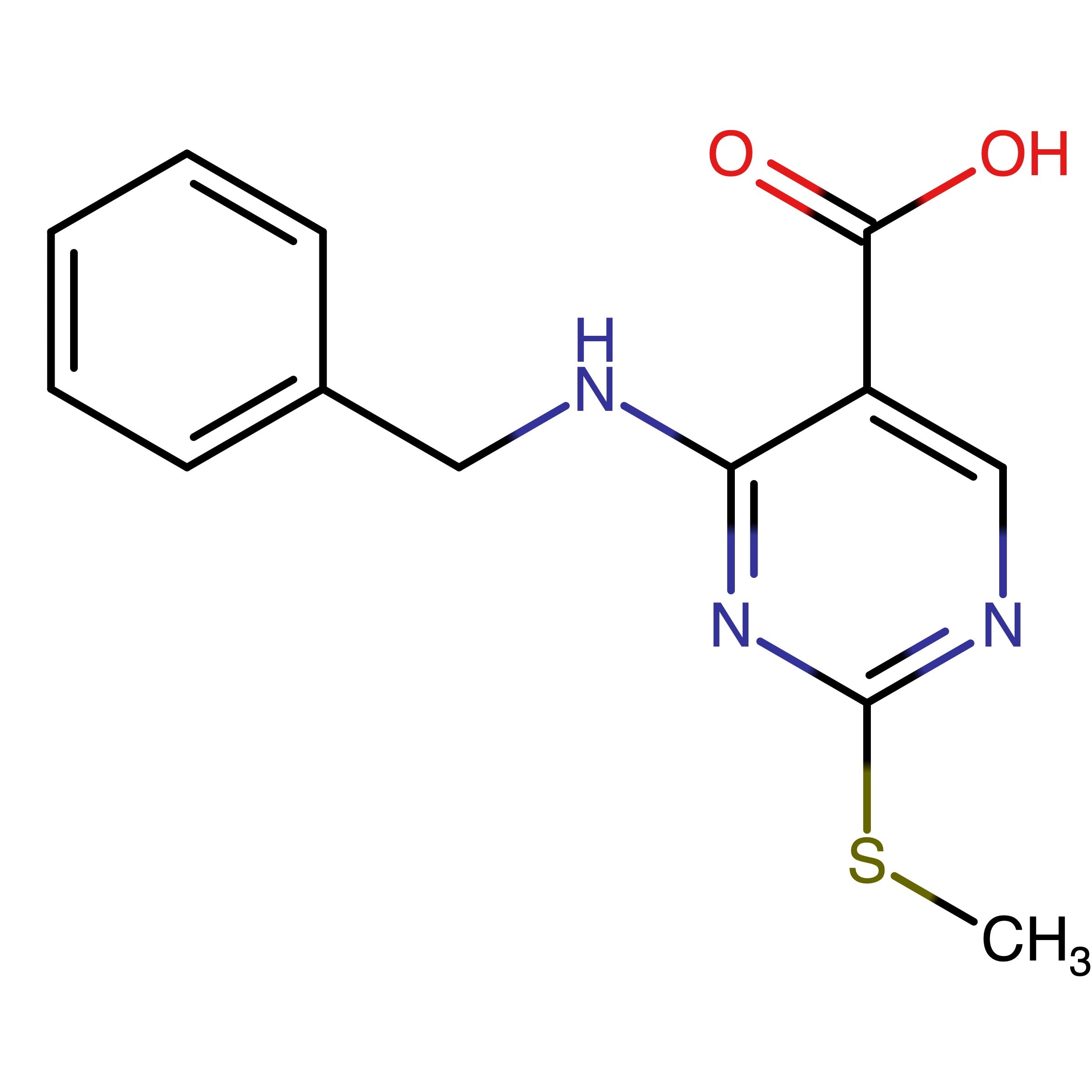 CAS RN 686267-34-5 | 4-(Benzylamino)-2-(methylthio)pyrimidine-5-carboxylic acid | MFCD11573848