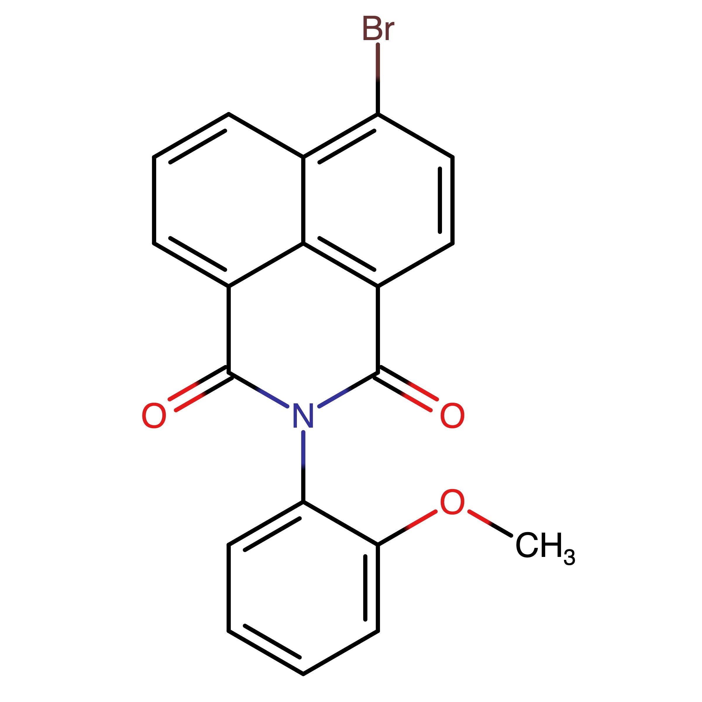 CAS RN 690967-40-9 | 4-Bromo-N-(2-methoxyphenyl)-1,8-naphthalimide
