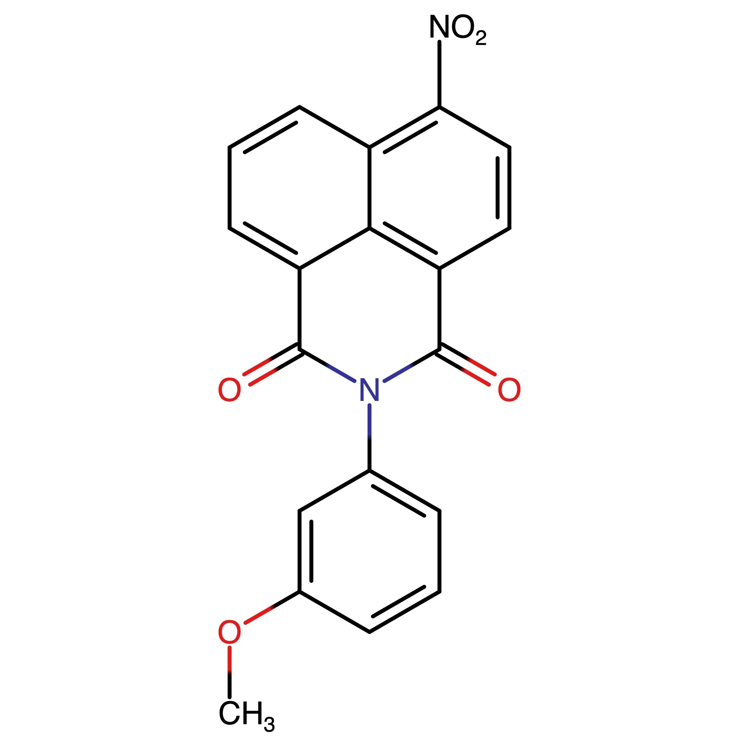 CAS RN 690968-76-4 | N-(3-Methoxy-phenyl)-4-nitro-1,8-naphthalimide
