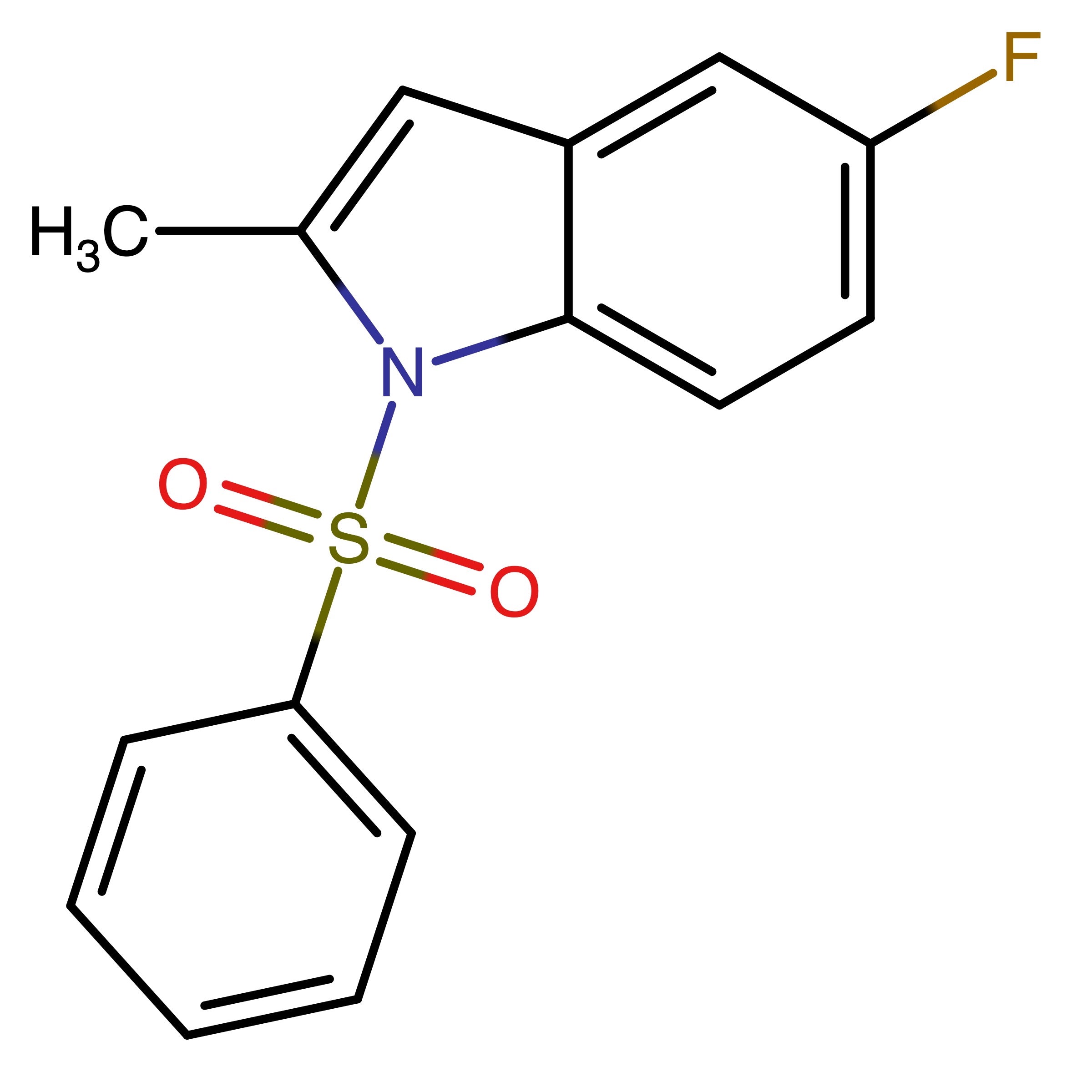 CAS RN 700836-87-9 | 5-Fluoro-2-methyl-1-phenylsulfonyl indole