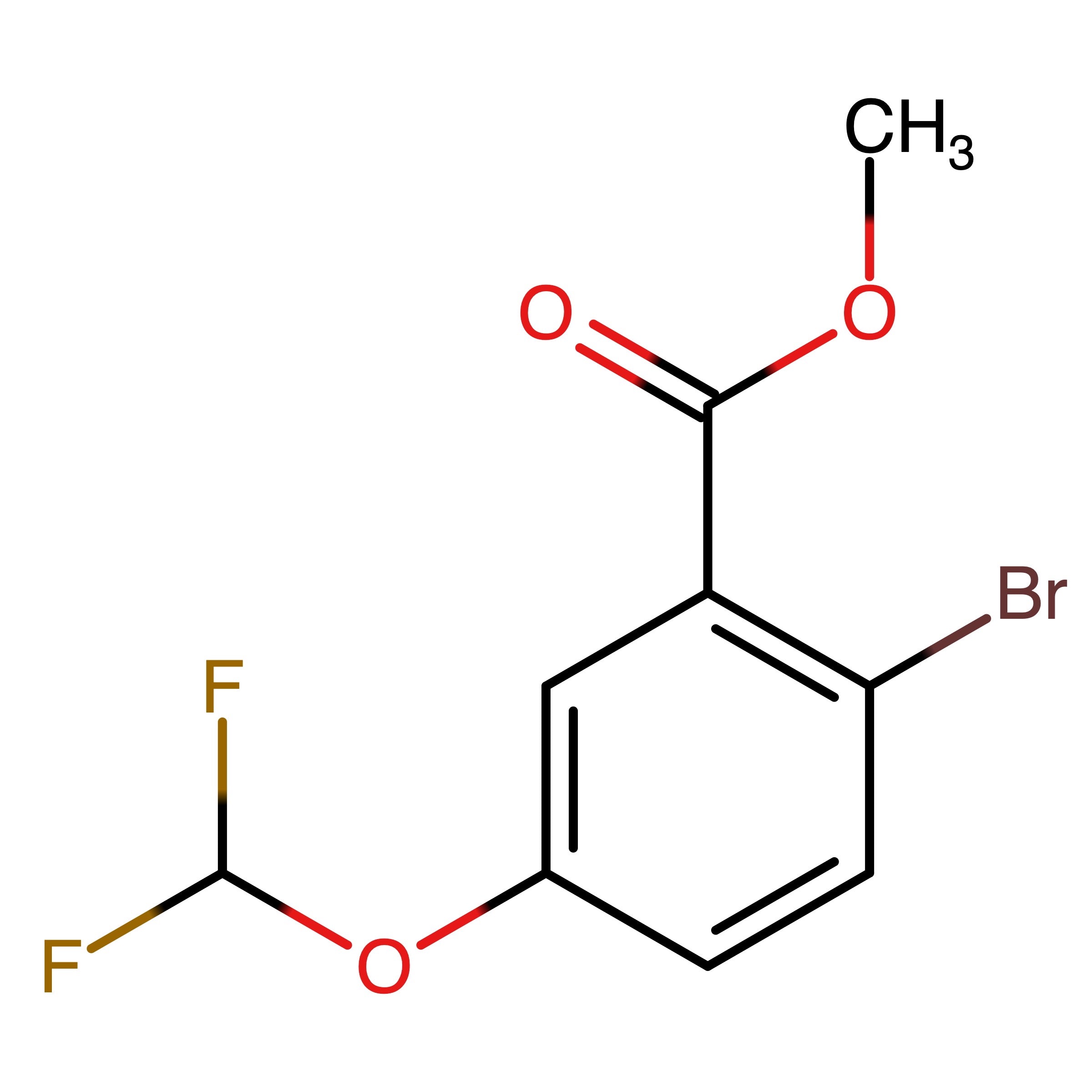CAS RN 705279-03-4 | Methyl 2-bromo-5-(difluoromethoxy)benzoate | MFCD27927650