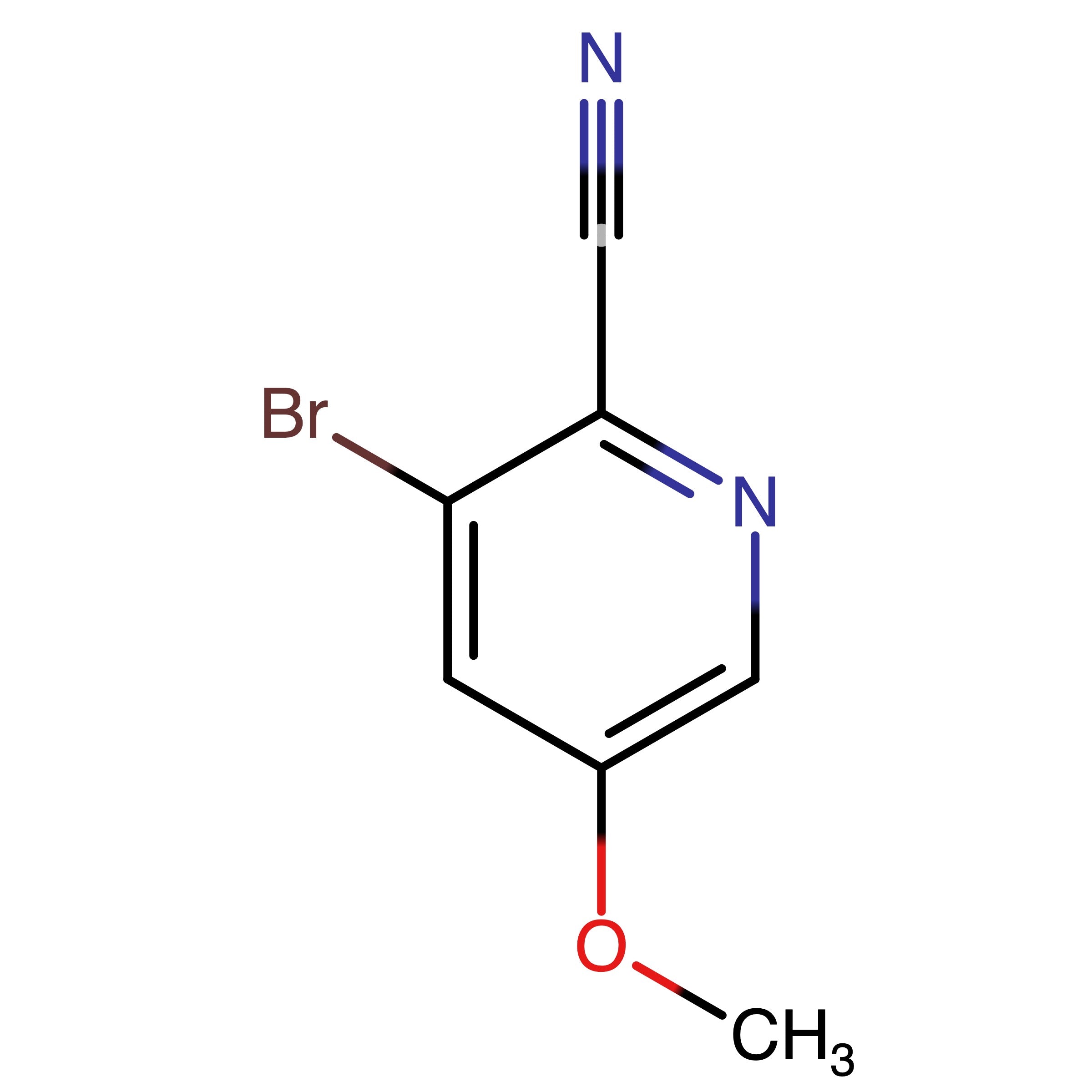 CAS RN 717843-46-4 | 3-Bromo-5-methoxypicolinonitrile | MFCD08062679