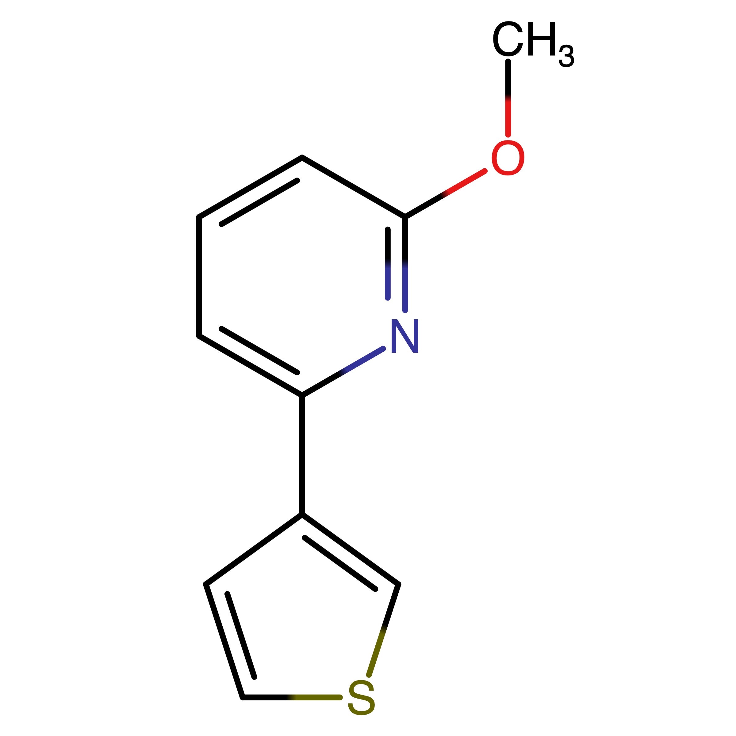 CAS RN 740804-52-8 | Name: 2-Methoxy-6-(thiophen-3-yl)pyridine | MDL: MFCD02260348