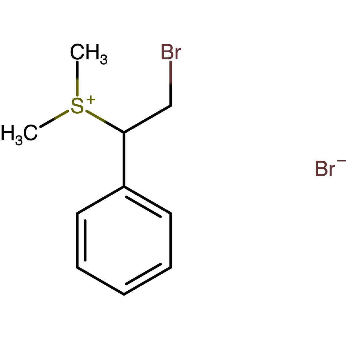 CAS RN 75326-15-7 | (2-Bromo-1-phenylethyl)-dimethylsulfanium bromide