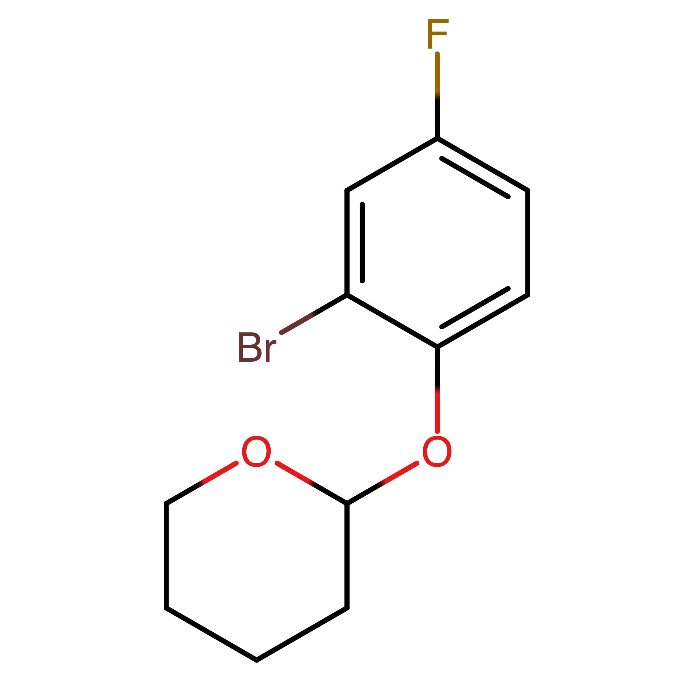 CAS RN 760177-69-3 | 2_Bromo_4_fluoro_1_(tetrahydropyran_2_yloxy)_benzene | MFCD28976794
