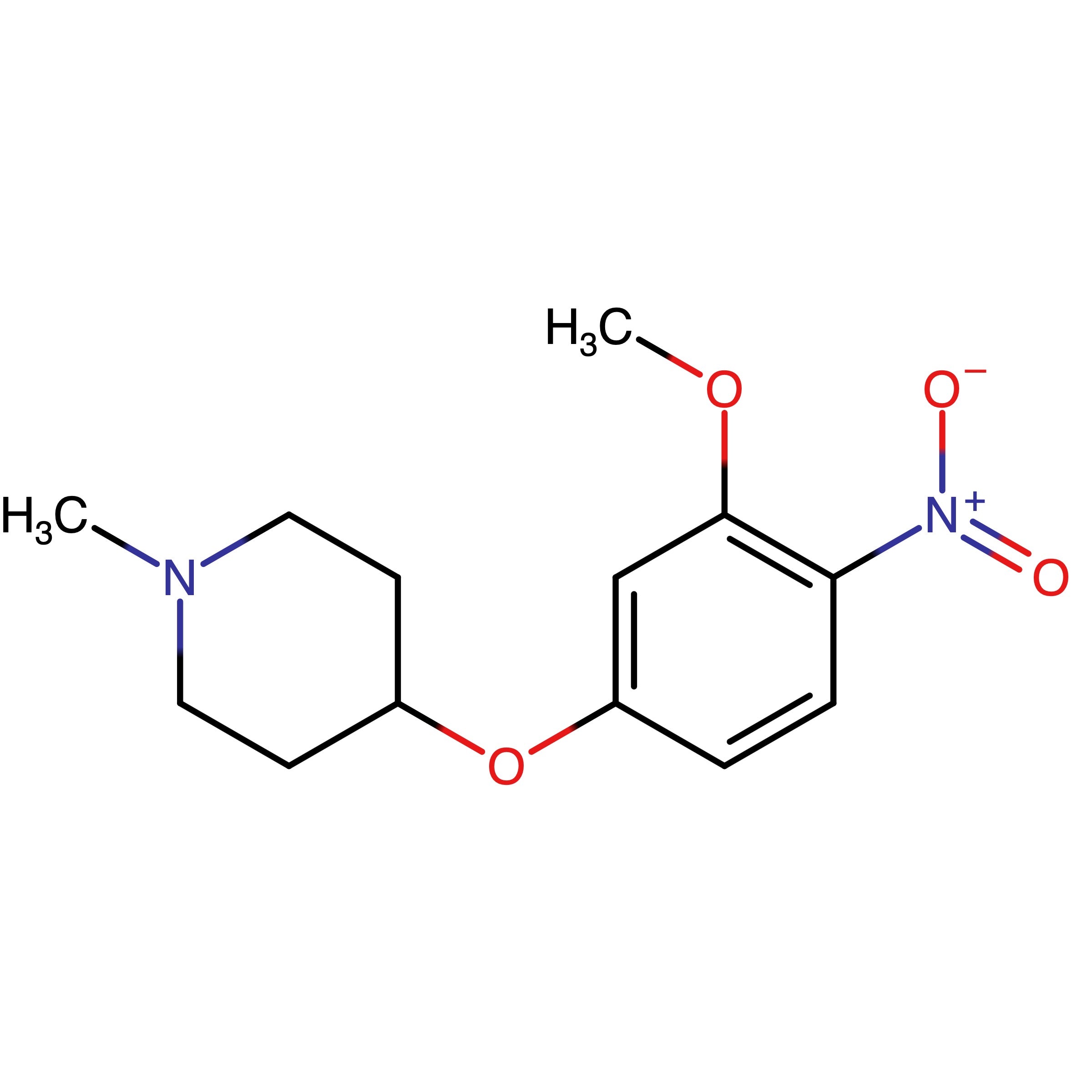 CAS RN 761440-68-0 | Name: 4-(3-Methoxy-4-nitro-phenoxy)-1-methyl-piperidine | MDL: MFCD22190913