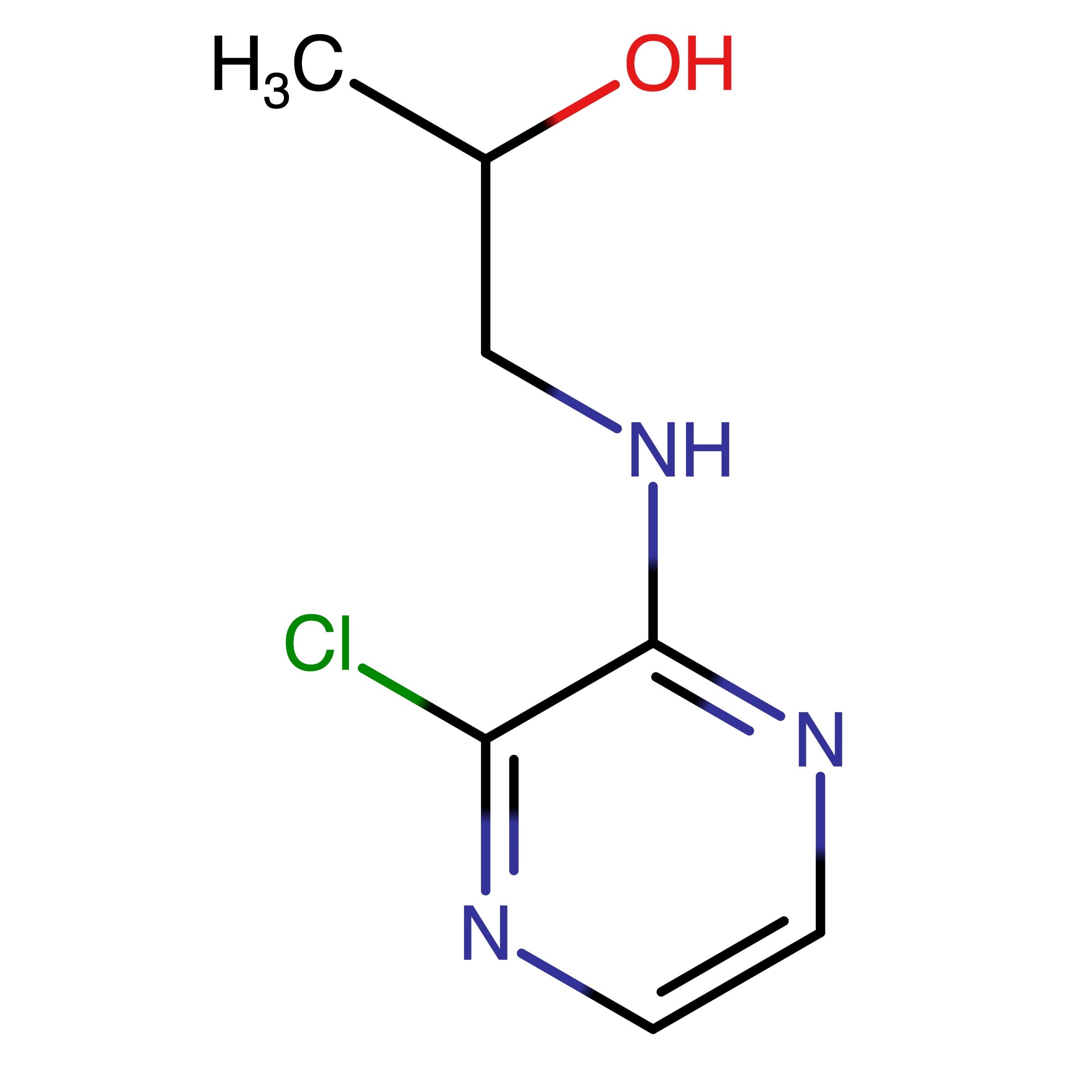 CAS RN 76537-36-5 | 1-((3-Chloropyrazin-2-yl)amino)propan-2-ol | MFCD16080045