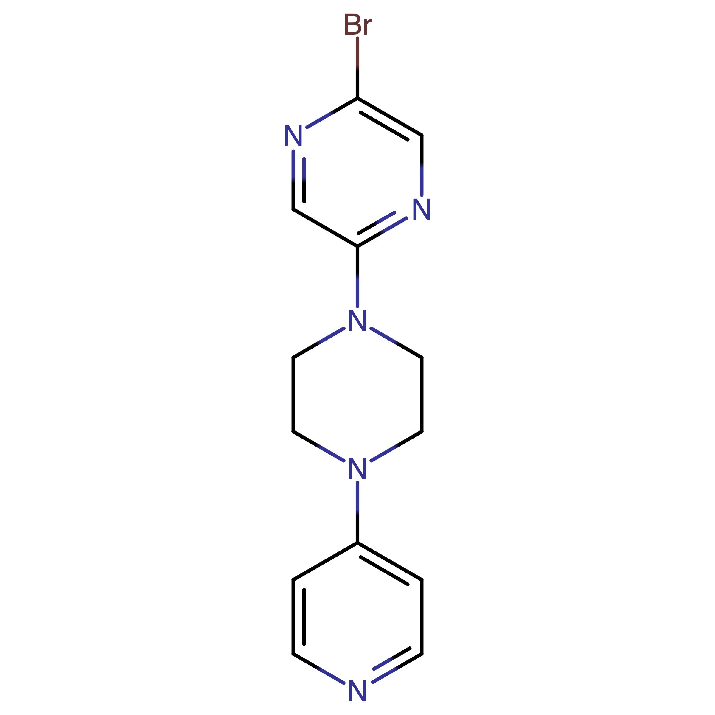CAS RN 767342-14-3 | 5'-Bromo-4-pyridin-4-yl-3,4,5,6-tetrahydro-2H-[1,2']bipyrazinyl