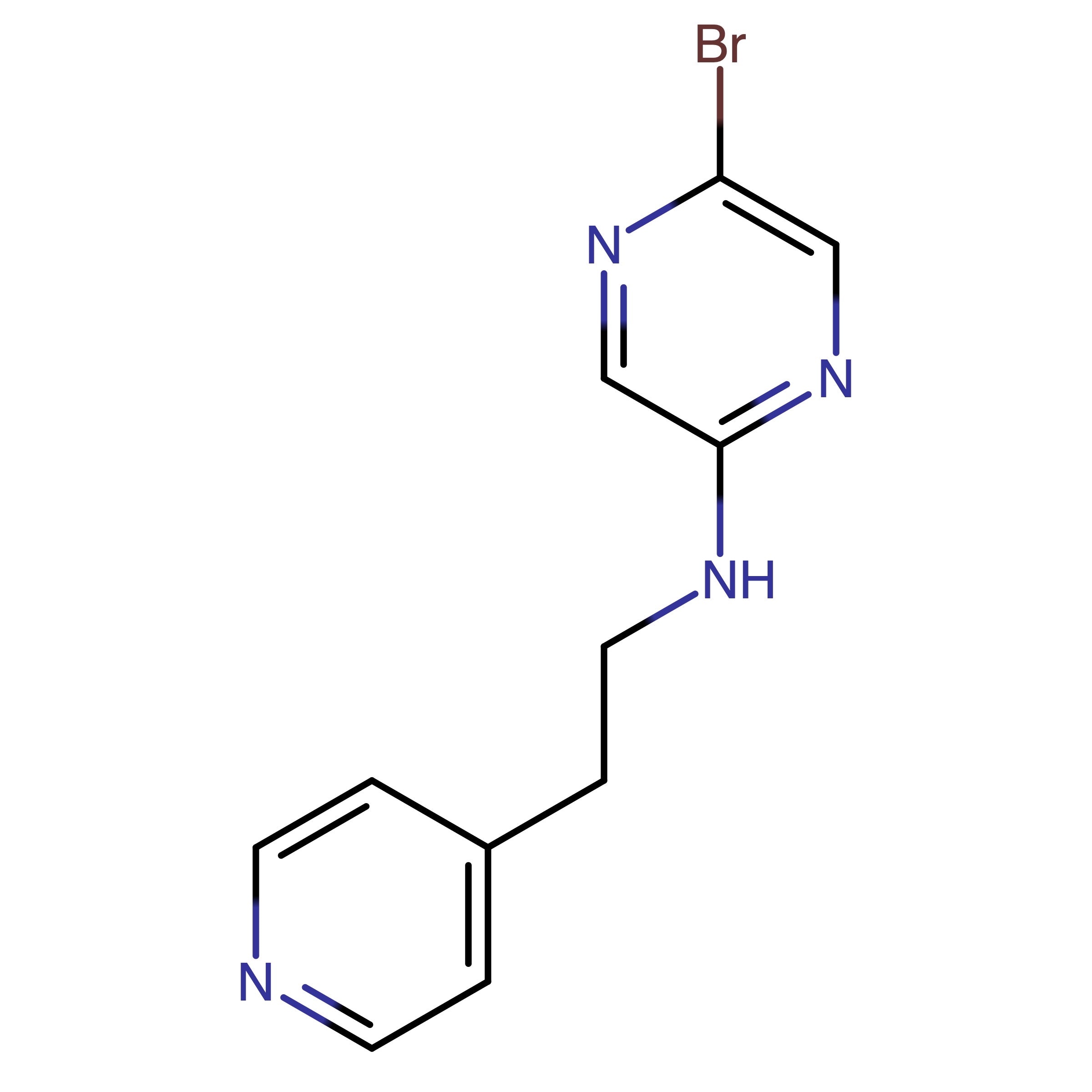 CAS RN 767342-16-5 | (5-Bromo-pyrazin-2-yl)-(2-pyridin-4-yl-ethyl)-amine