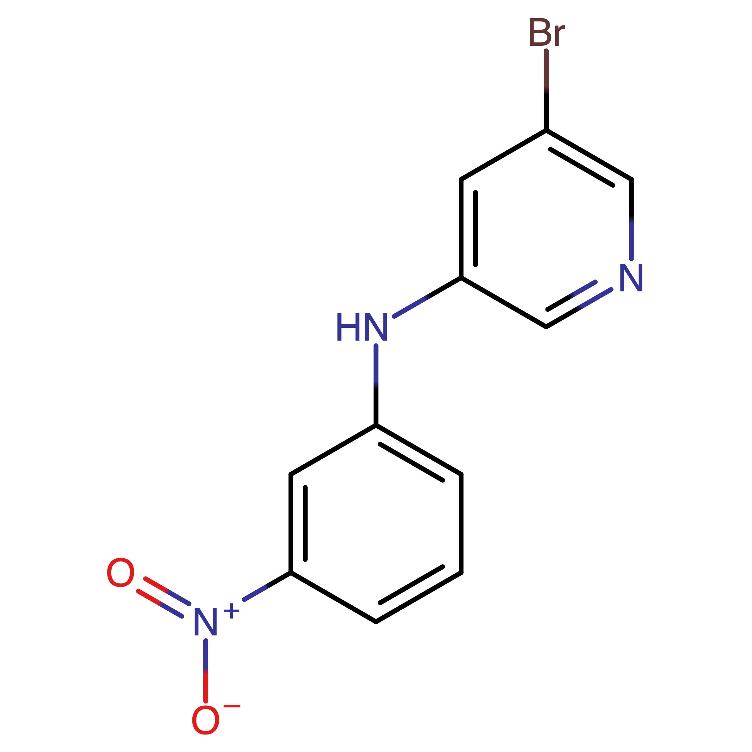 CAS RN 767342-19-8 | (5-Bromo-pyridin-3-yl)-(3-nitro-phenyl)-amine