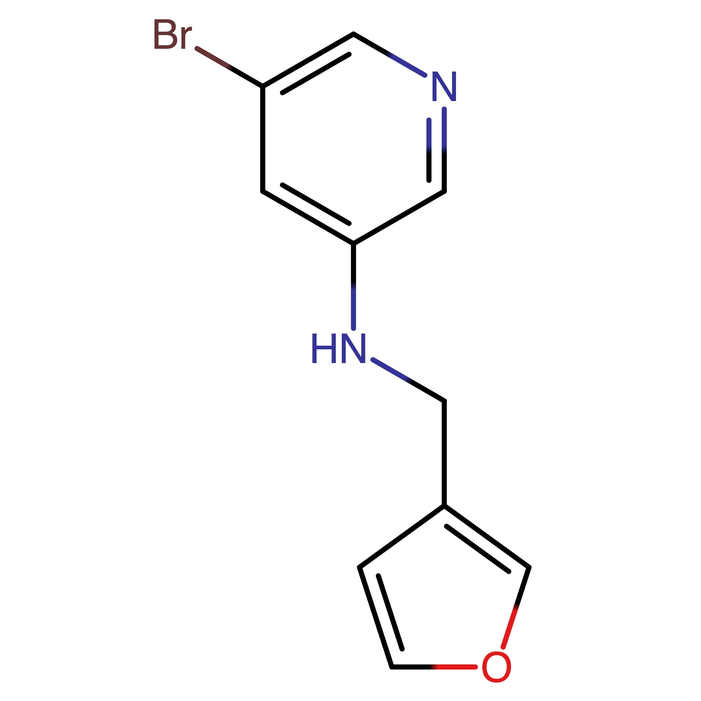 CAS RN 767342-27-8 | (5-Bromo-pyridin-3-yl)-furan-3-ylmethyl-amine