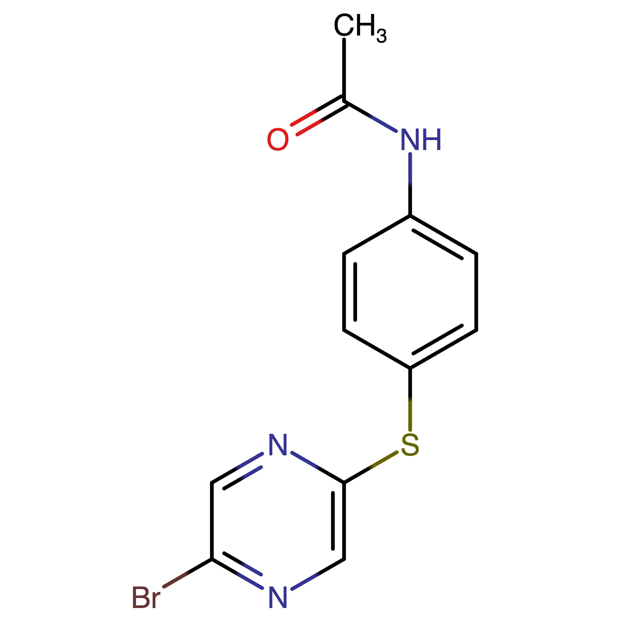 CAS RN 767342-32-5 | N-[4-(5-Bromo-pyrazin-2-ylsulfanyl)-phenyl]-acetamide