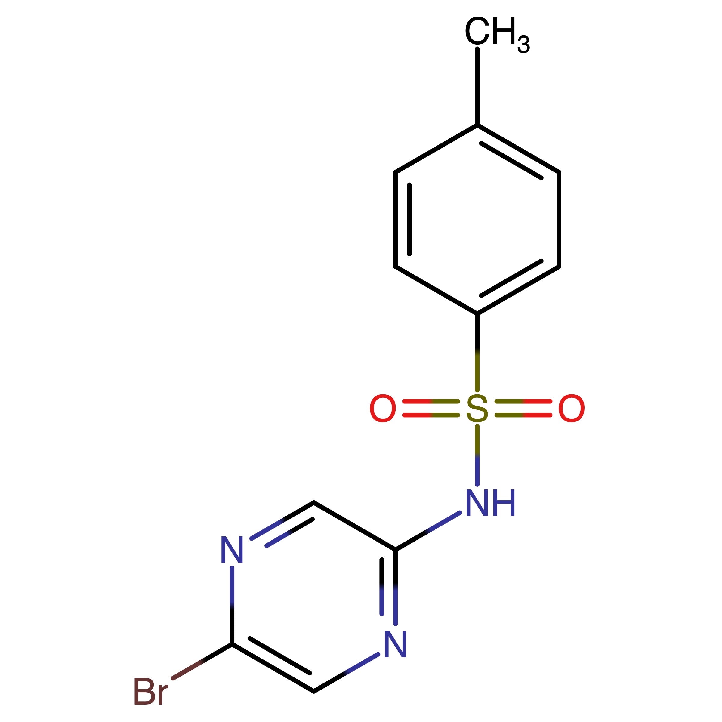 CAS RN 767342-42-7 | N-(5-Bromopyrazin-2-yl)-4-methylbenzenesulfonamide