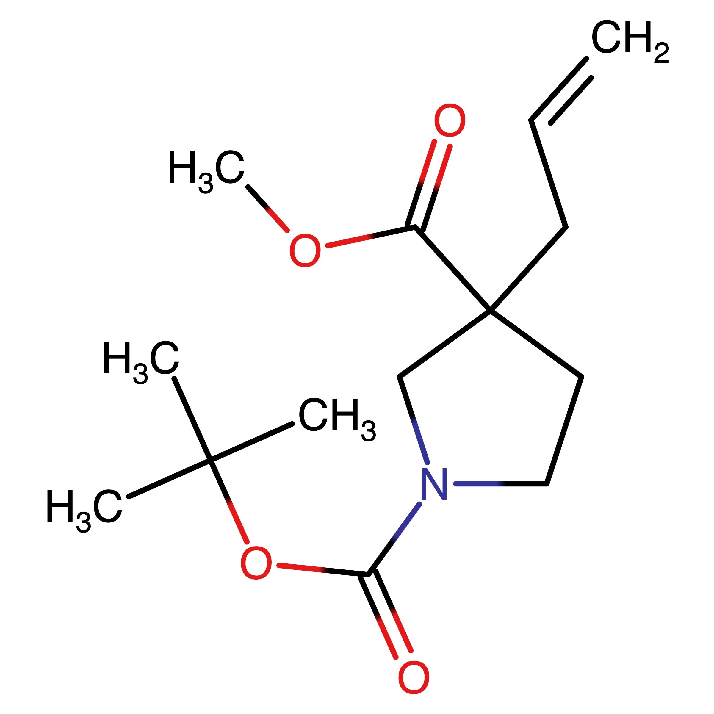 CAS RN 767355-28-2 | 1-tert-Butyl 3-methyl 3-allylpyrrolidine-1,3-dicarboxylate | MFCD24467370