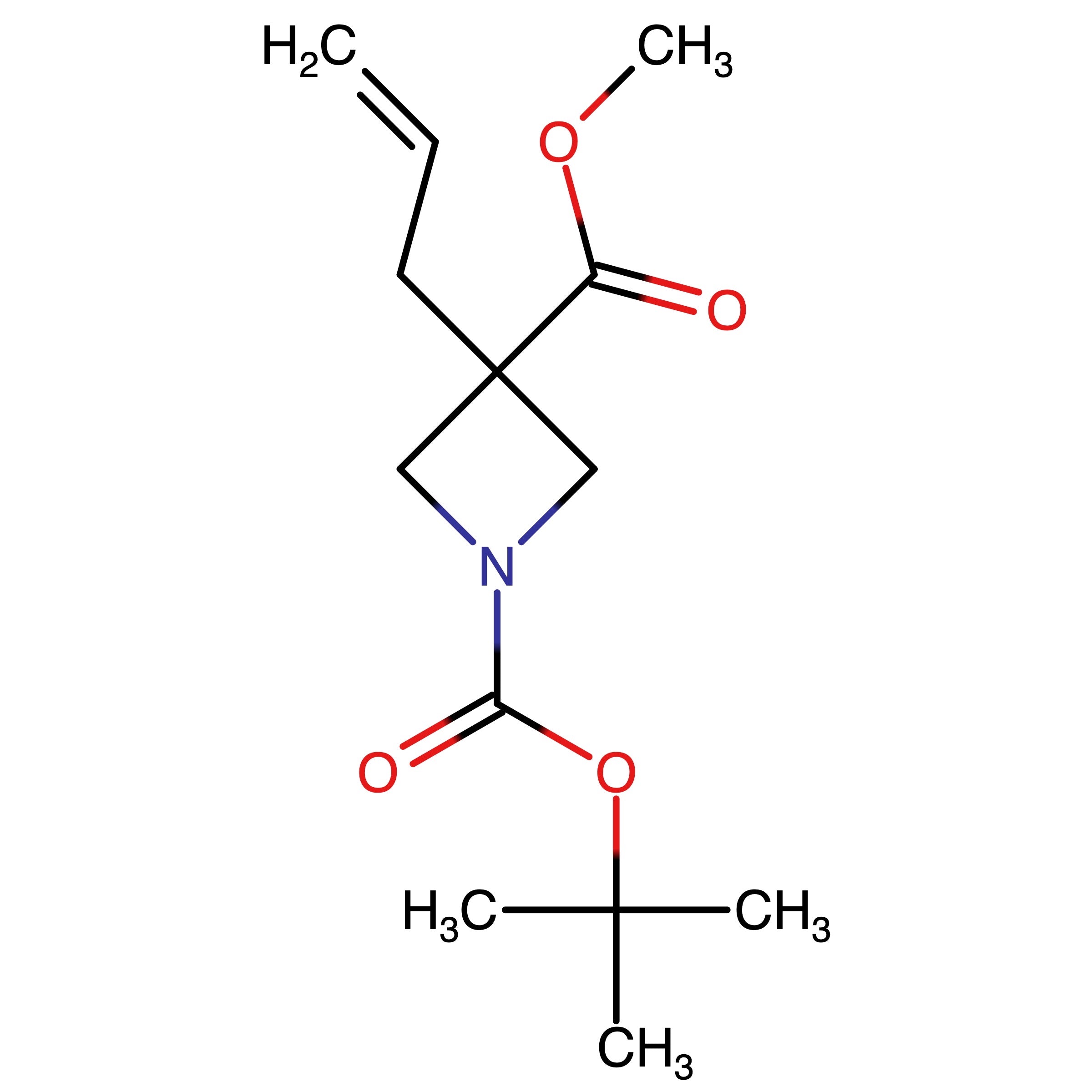 CAS RN 767355-51-1 | 1-(tert-Butyl) 3-methyl 3-allylazetidine-1,3-dicarboxylate