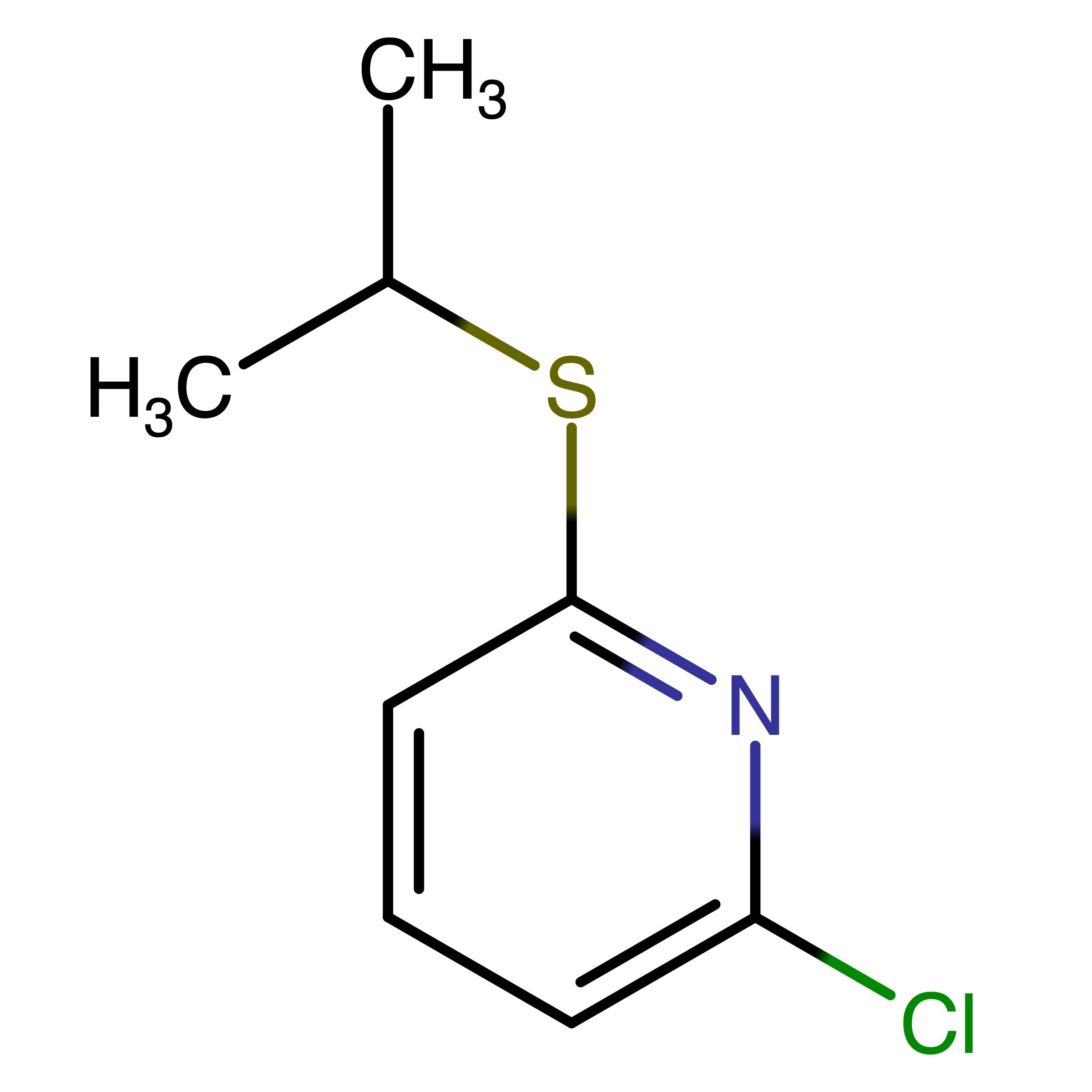 CAS RN 77145-41-6 | 2-Chloro-6-(propan-2-yl)sulfanylpyridine