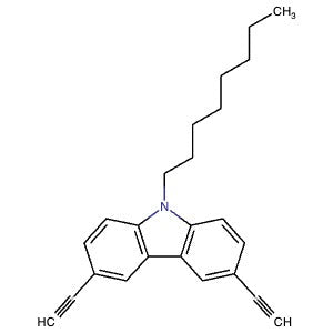 783350-56-1 | 3,6-Diethynyl-9-octylcarbazole - Hoffman Fine Chemicals