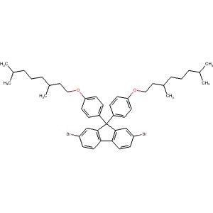 801321-06-2 | 2,7-Dibromo-9,9-bis(4-((3,7-dimethyloctyl)oxy)phenyl)-9H-fluorene - Hoffman Fine Chemicals