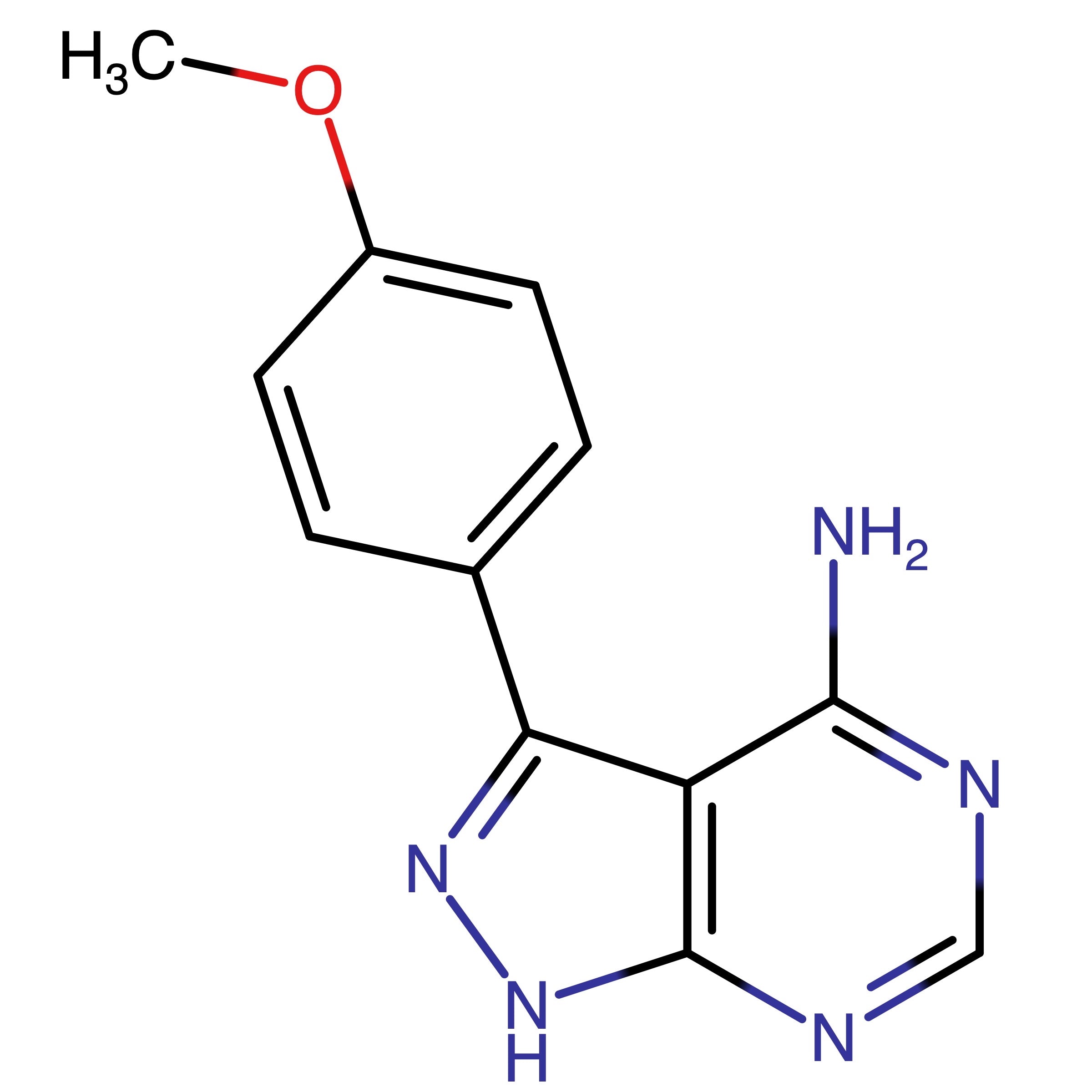 CAS RN 80144-46-3 | 3-(4-Methoxyphenyl)-1H-pyrazolo[3,4-d]pyrimidin-4-amine