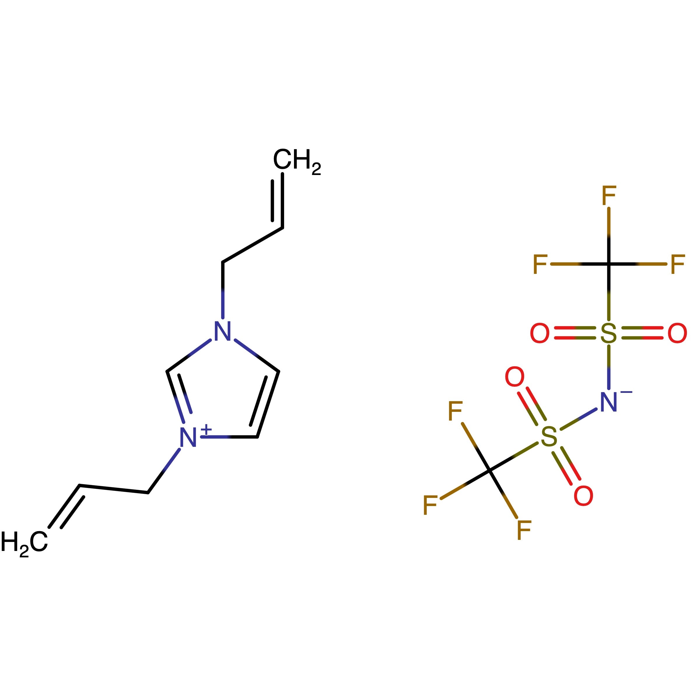 CAS RN 803732-17-4 | 1,3_Bis(allyl)imidazolium bis(trifluoromethanesulfonyl)imide