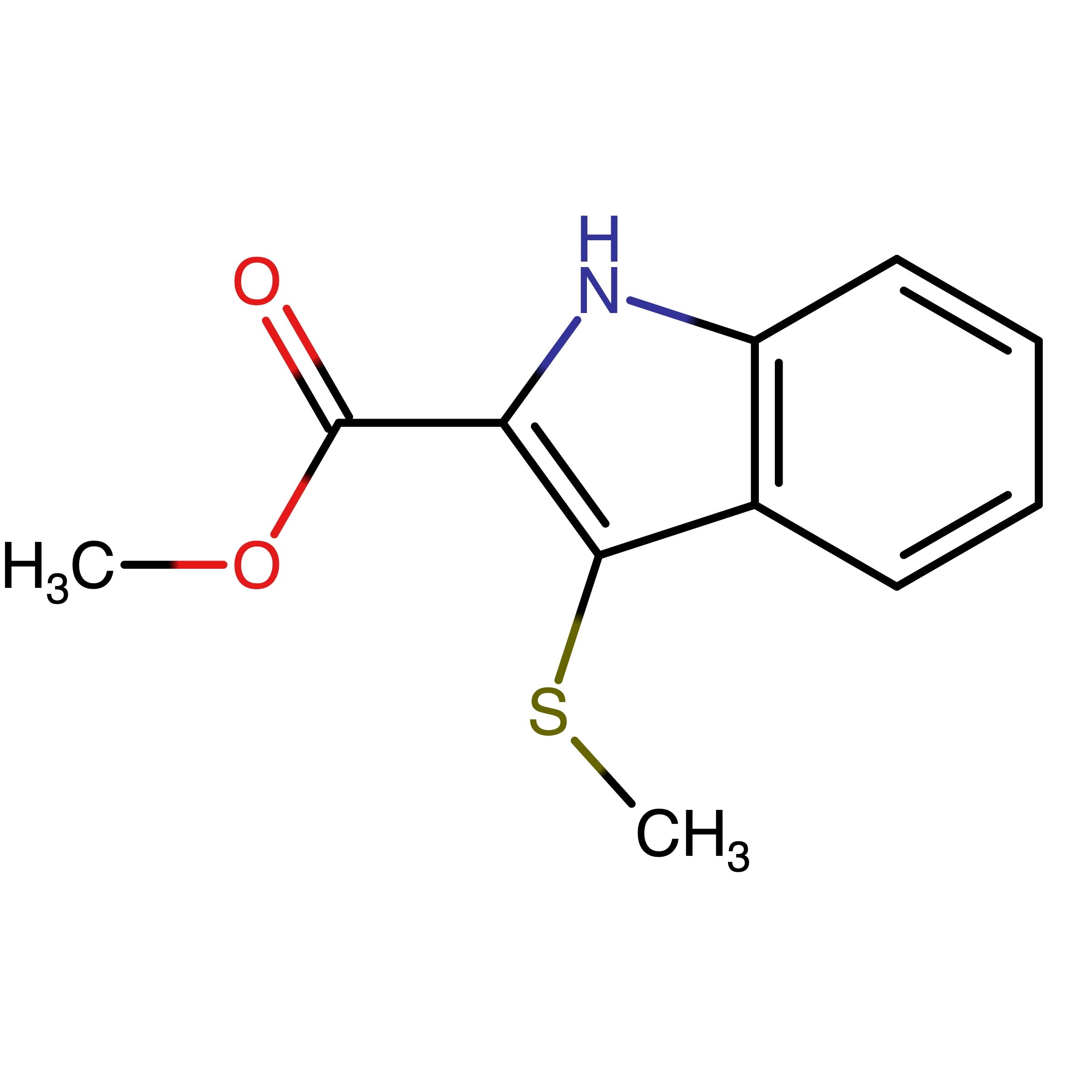 CAS RN 80412-28-8 | Methyl 3-(methylthio)-1H-indole-2-carboxylate