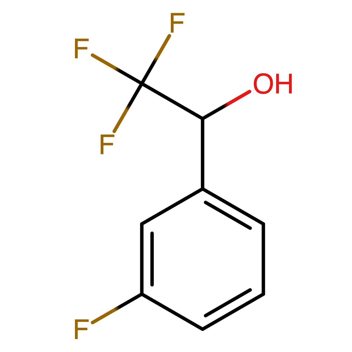 CAS RN 81577-10-8 | 2,2,2-Trifluoro-1-(3-fluorophenyl)ethanol | MFCD16067876