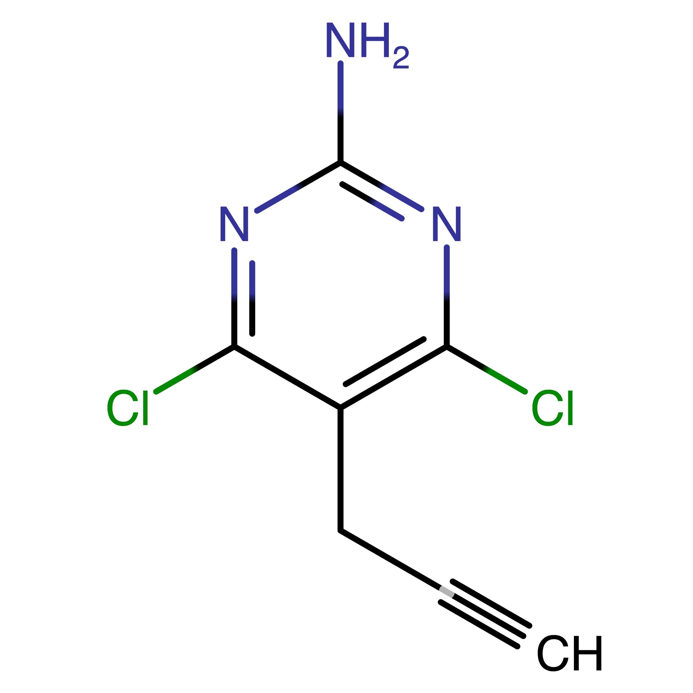 CAS RN 81887-05-0 | 4,6-Dichloro-5-(prop-2-yn-1-yl)pyrimidin-2-amine