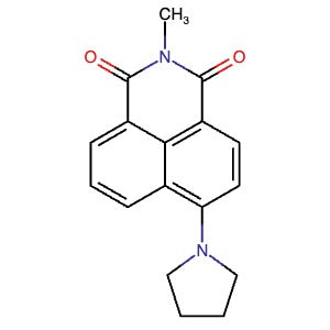 824957-35-9 | N-Methyl-4-(pyrrolidin-1-yl)-1,8-naphthalimide - Hoffman Fine Chemicals