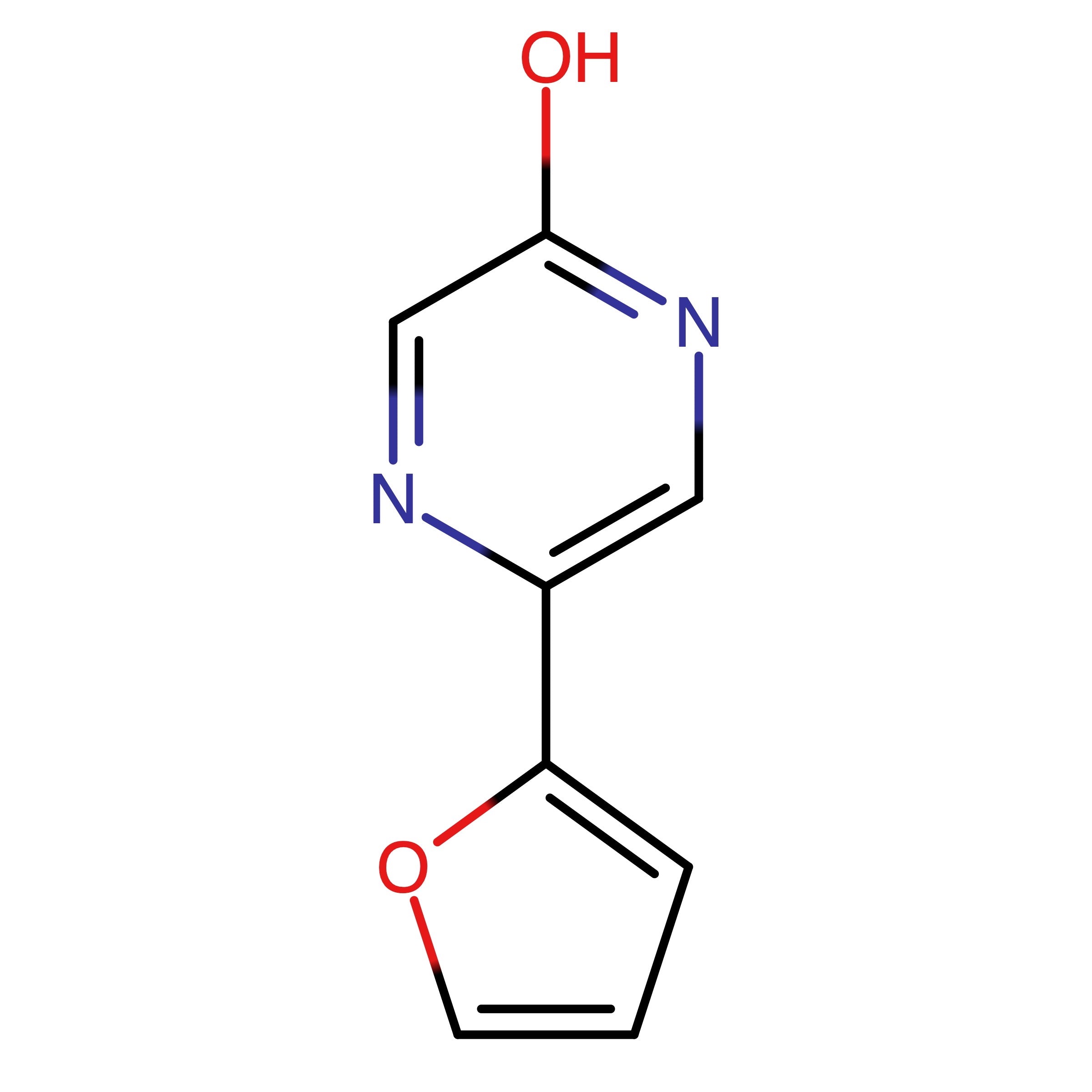 CAS RN 82619-62-3 | 2-Hydroxy-5-(2'-furyl)pyrazine | MFCD09027874